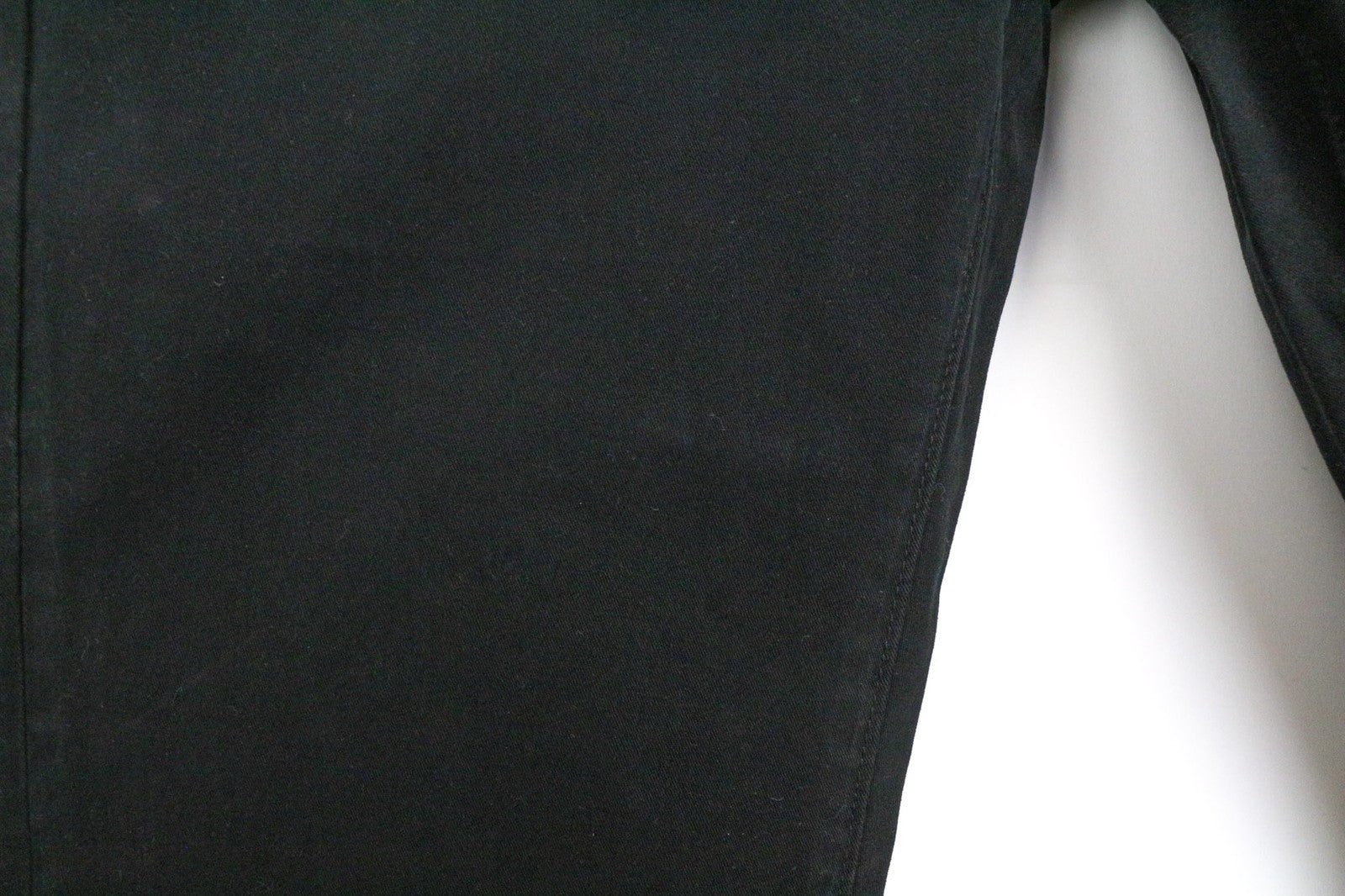 DENHAM Marshal Men's Trousers W27/L32 Black Slim Stretch Cotton Button Fly Fit