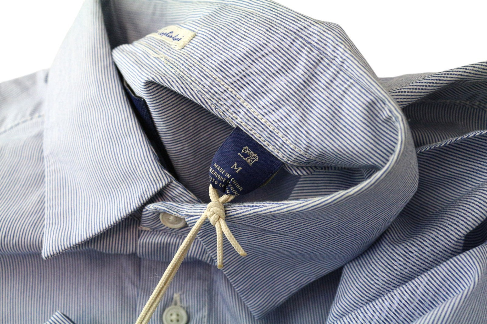 SCOTCH &amp; SODA vyriški marškinėliai šviesiai mėlyni medvilniniai dryžuoti ilgomis rankovėmis, klasikinio kirpimo 