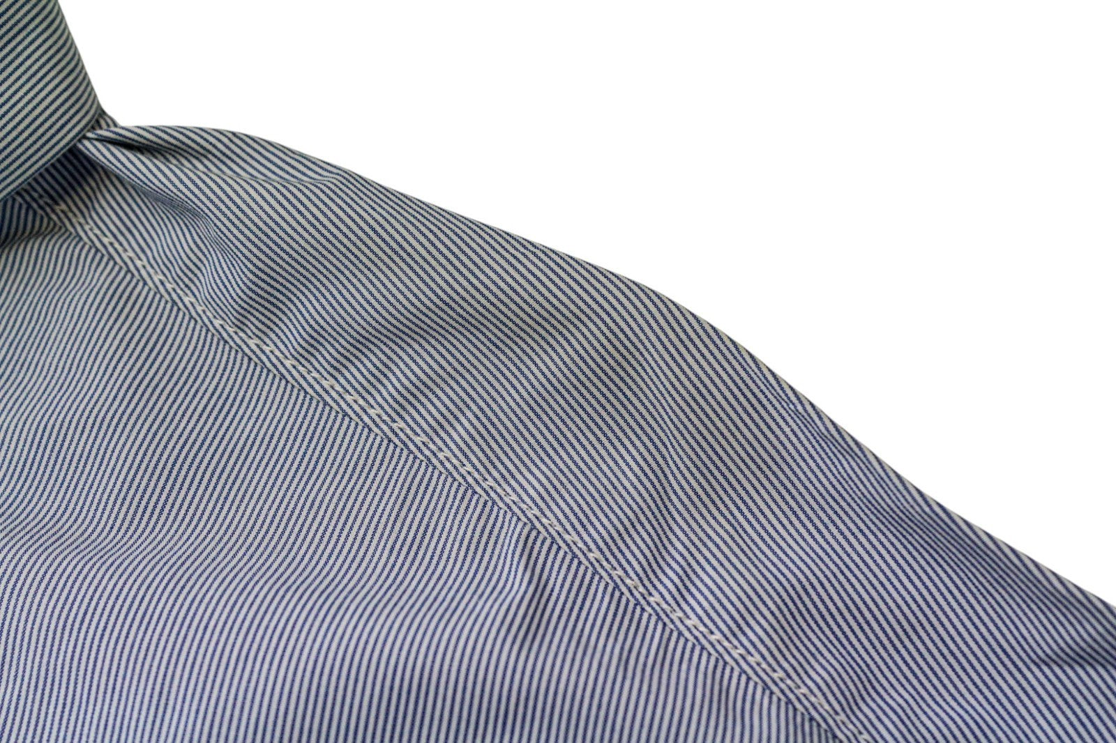 SCOTCH &amp; SODA vyriški marškinėliai šviesiai mėlyni medvilniniai dryžuoti ilgomis rankovėmis, klasikinio kirpimo 