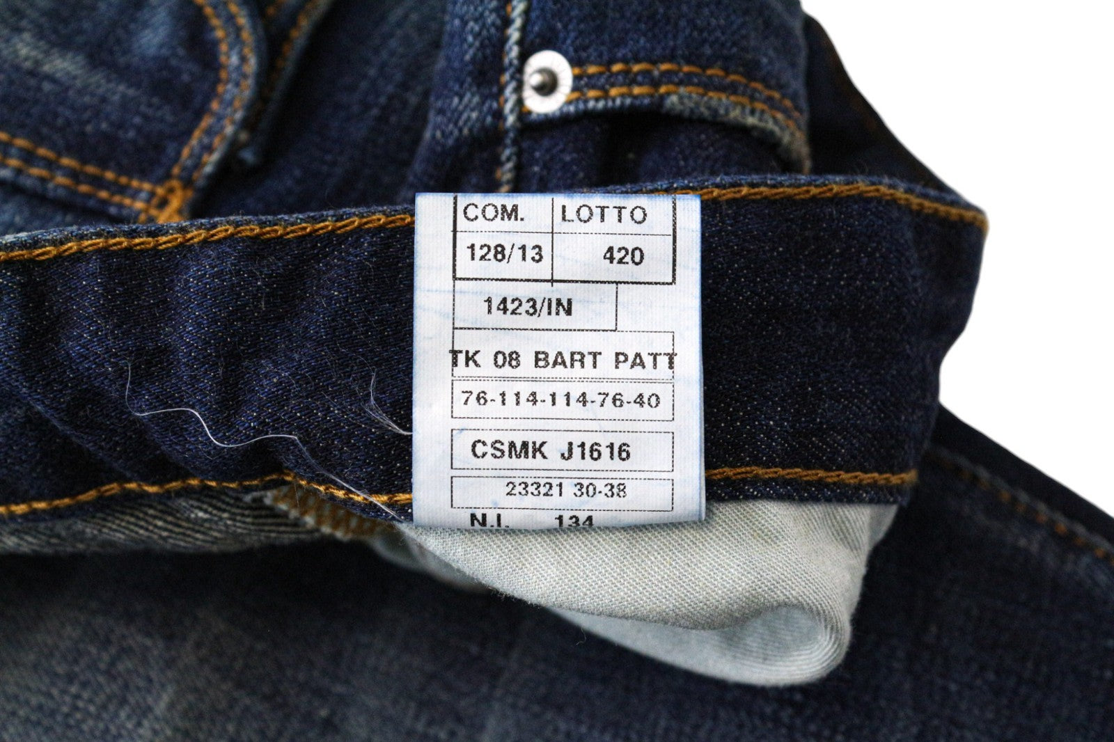 TAKESHY KUROSAWA Men's Jeans W32 Blue Cotton Aged Ripped Distressed Look Wash