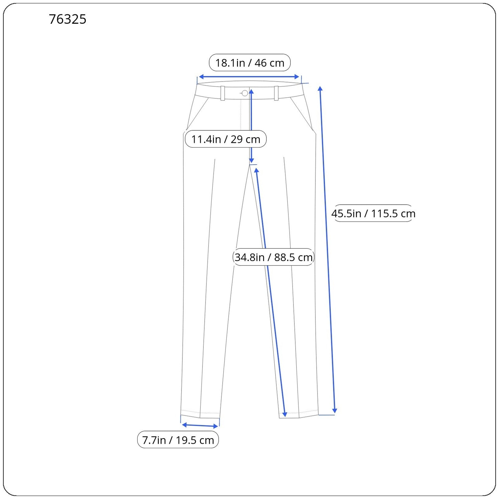SUITSUPPLY Brescia Men's Trousers UK46L Blue Pure Wool Slim Classic Flat-Front