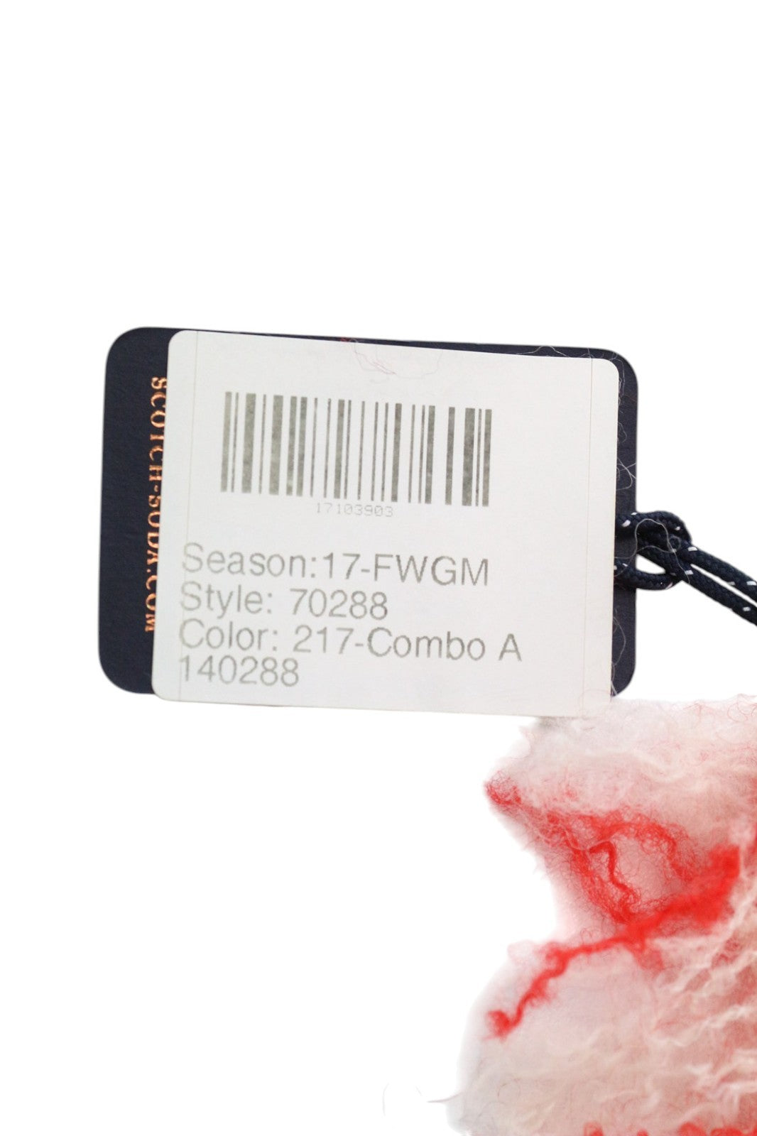 SCOTCH R'BELLE moteriškas šalikas OS raudonas mergaitėms languotas rudens pavasario laisvalaikio stilius 