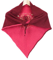 SCOTCH R'BELLE moteriškas šalikas OS violetinis laisvalaikio stiliaus tigro logotipas siuvinėtas mergaitėms 