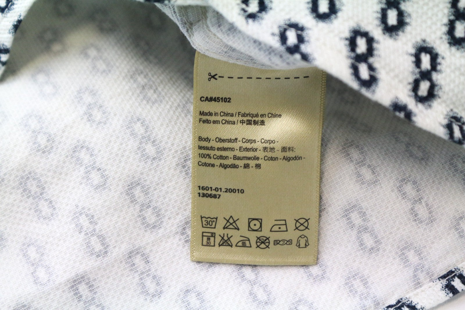 SCOTCH &amp; SODA vyriški marškinėliai M dydžio, mėlyni, abstraktaus rašto, grynos medvilnės, laisvalaikio stiliaus.