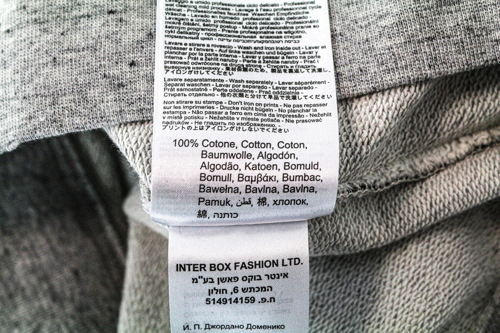 REPLAY vyriškas džemperis M pilkas medvilninis džersis apvali kaklo iškirpte melanžo flisas 