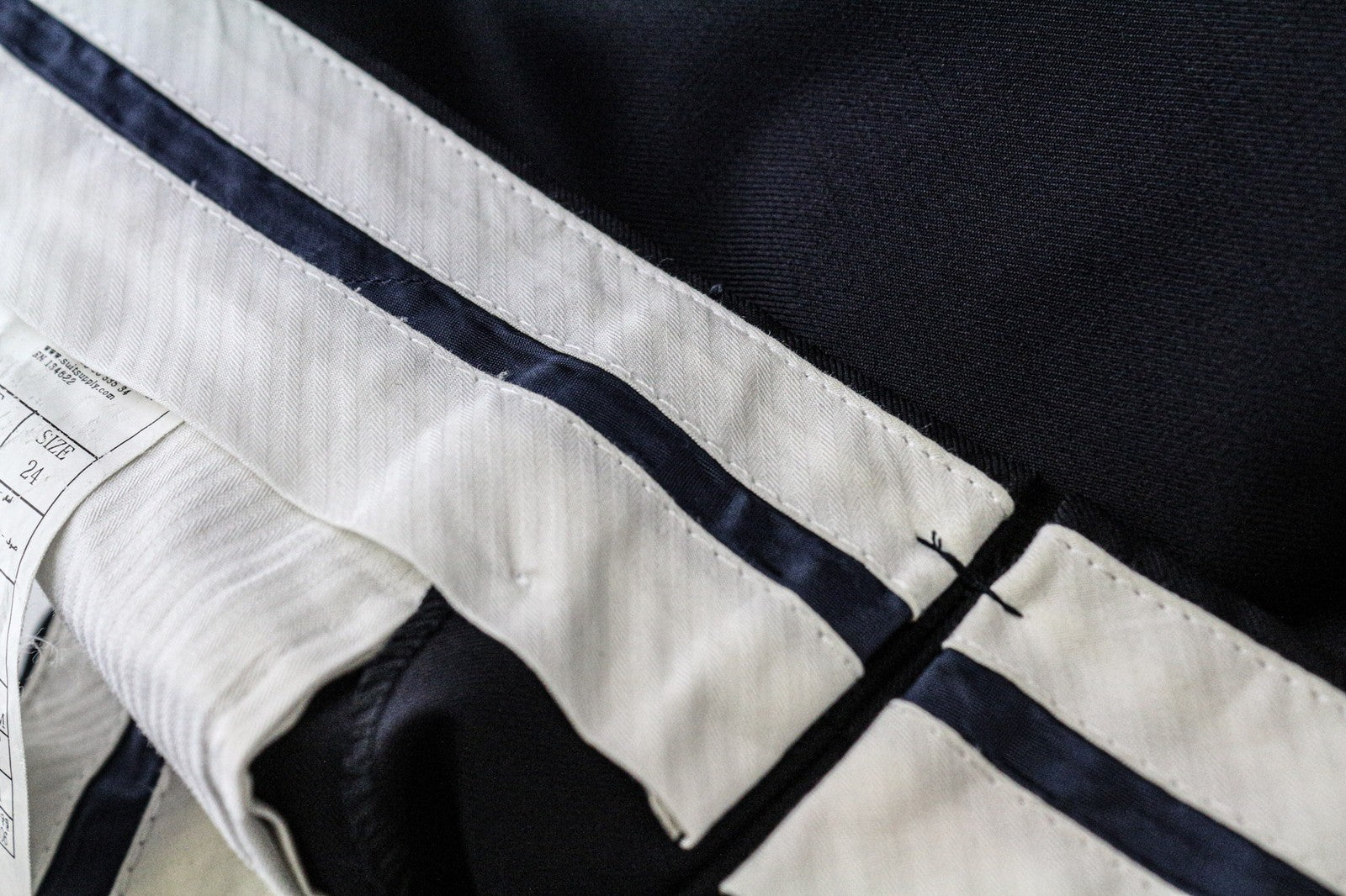 SUITSUPPLY Ferrara Men's Suit UK38S 2Pc Wool Blue Waistcoat Trousers Formal