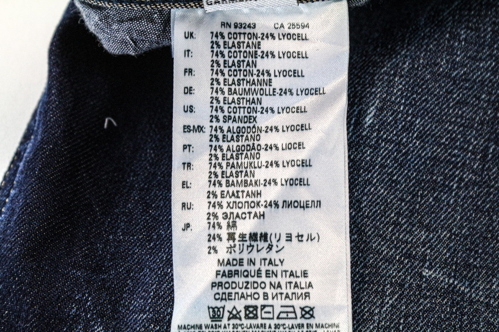 DIESEL Jifer 084SW vyriški džinsai W29/L32 mėlyni, siaurėjantys, ploni, tamprūs, dirbtinio audinio 