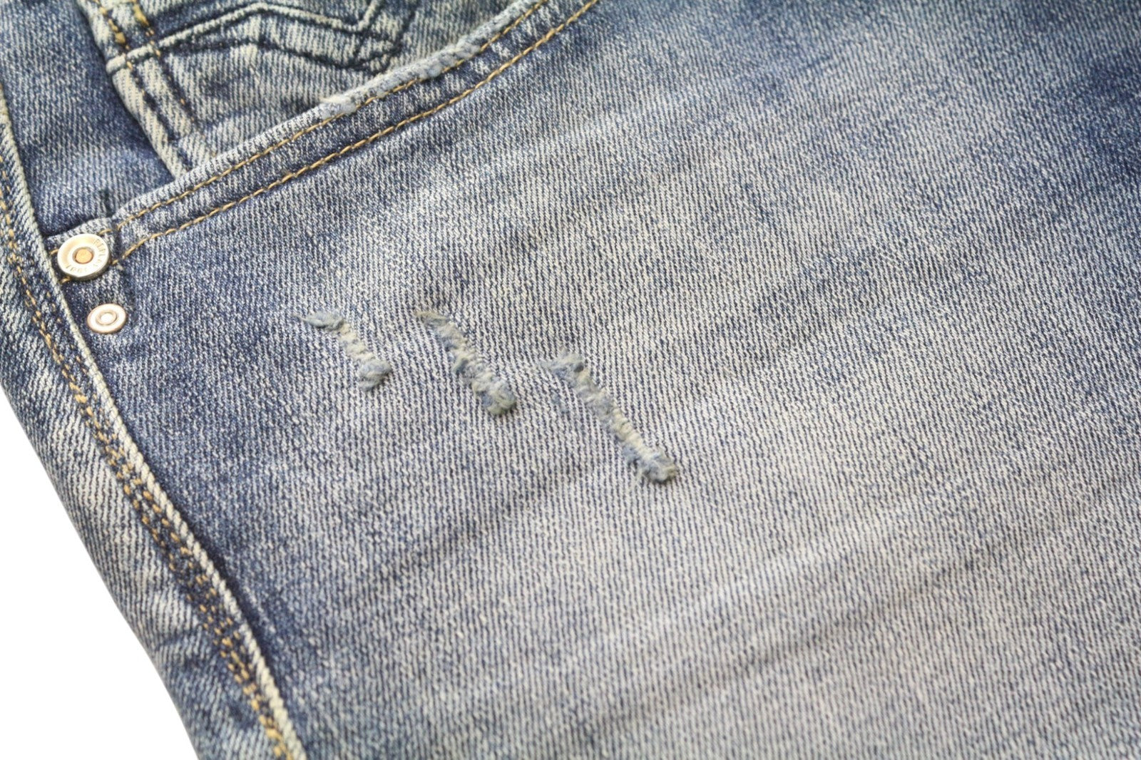 REPLAY Rob vyriški džinsai W30/L34 mėlyni, siaurėjantys, tiesūs, tamprūs, skalbti 