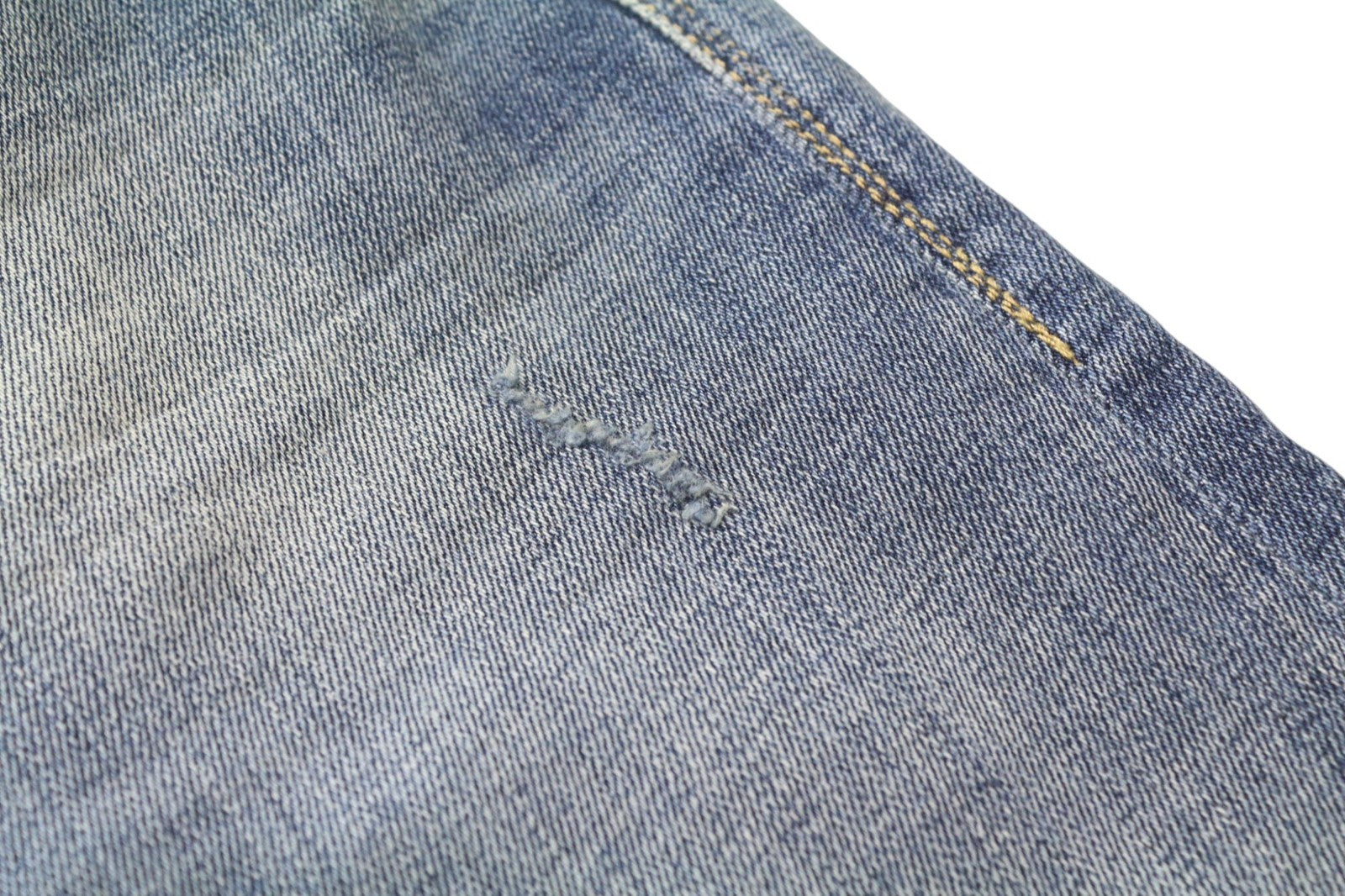 REPLAY Rob vyriški džinsai W30/L34 mėlyni, siaurėjantys, tiesūs, tamprūs, skalbti 