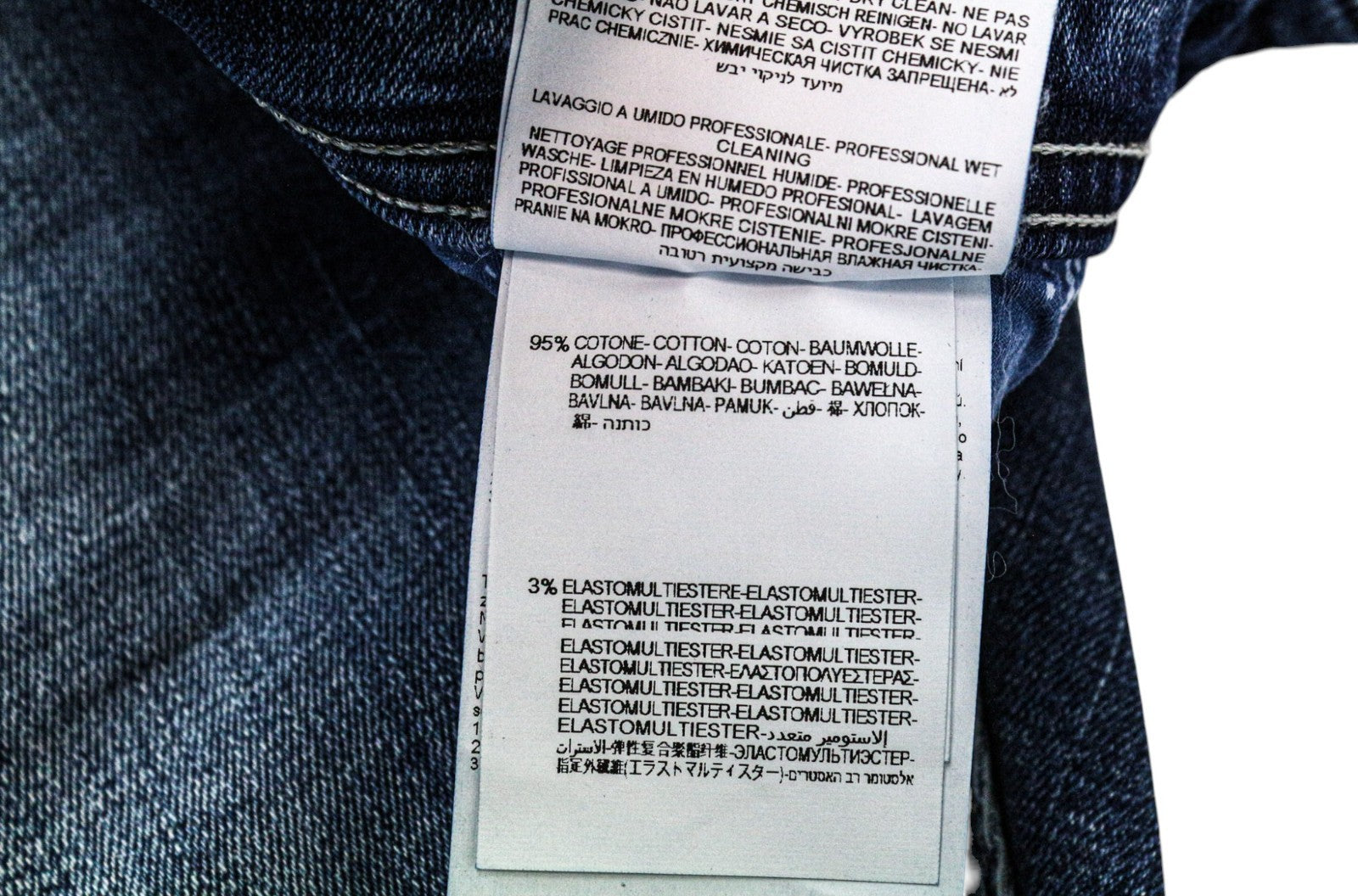 REPLAY Rob vyriški džinsai W30/L34 mėlyni, siaurėjantys, tiesūs, tamprūs, skalbti 