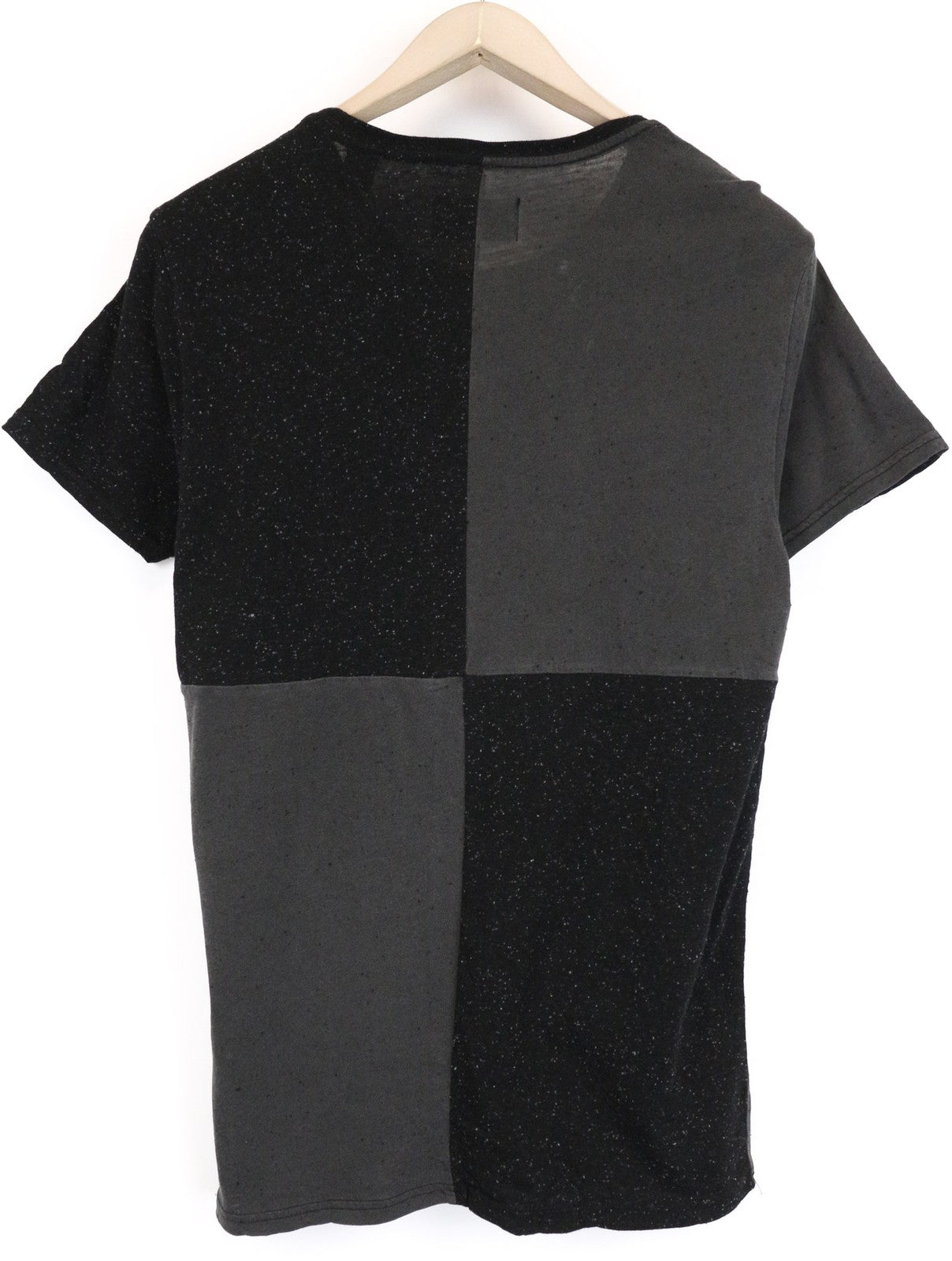 SCOTCH & SODA Men's T-Shirt M Black Cotton Crew Neck Colour Block Jersey