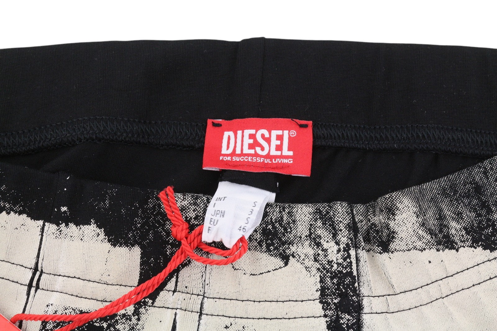 DIESEL Umbx-Damien 0QIAJ Men Underwear S Black Elastic Waist Boxer
