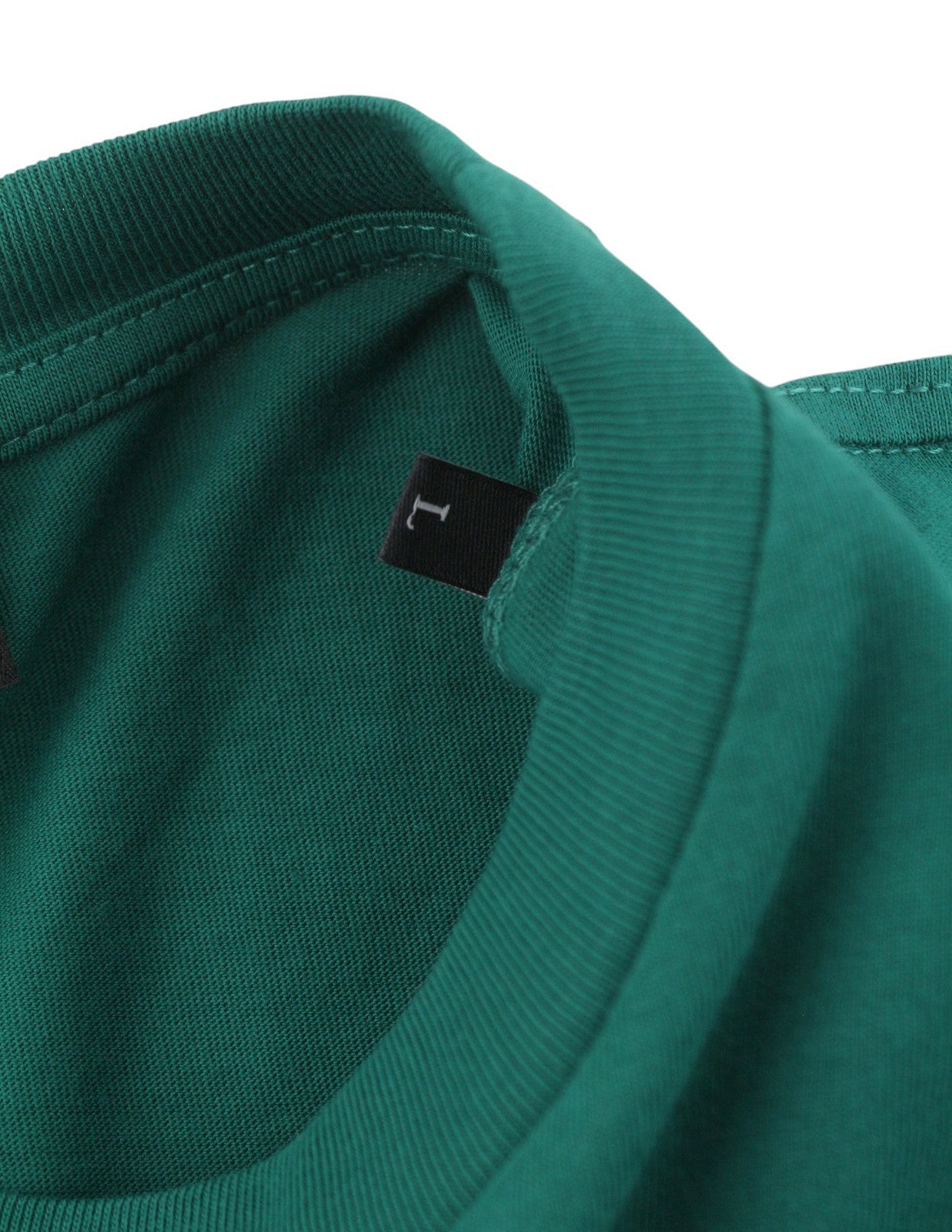 DIESEL T-Just-Small-New D Logo Men T-Shirt L Green Cotton Tricot Short Sleeve