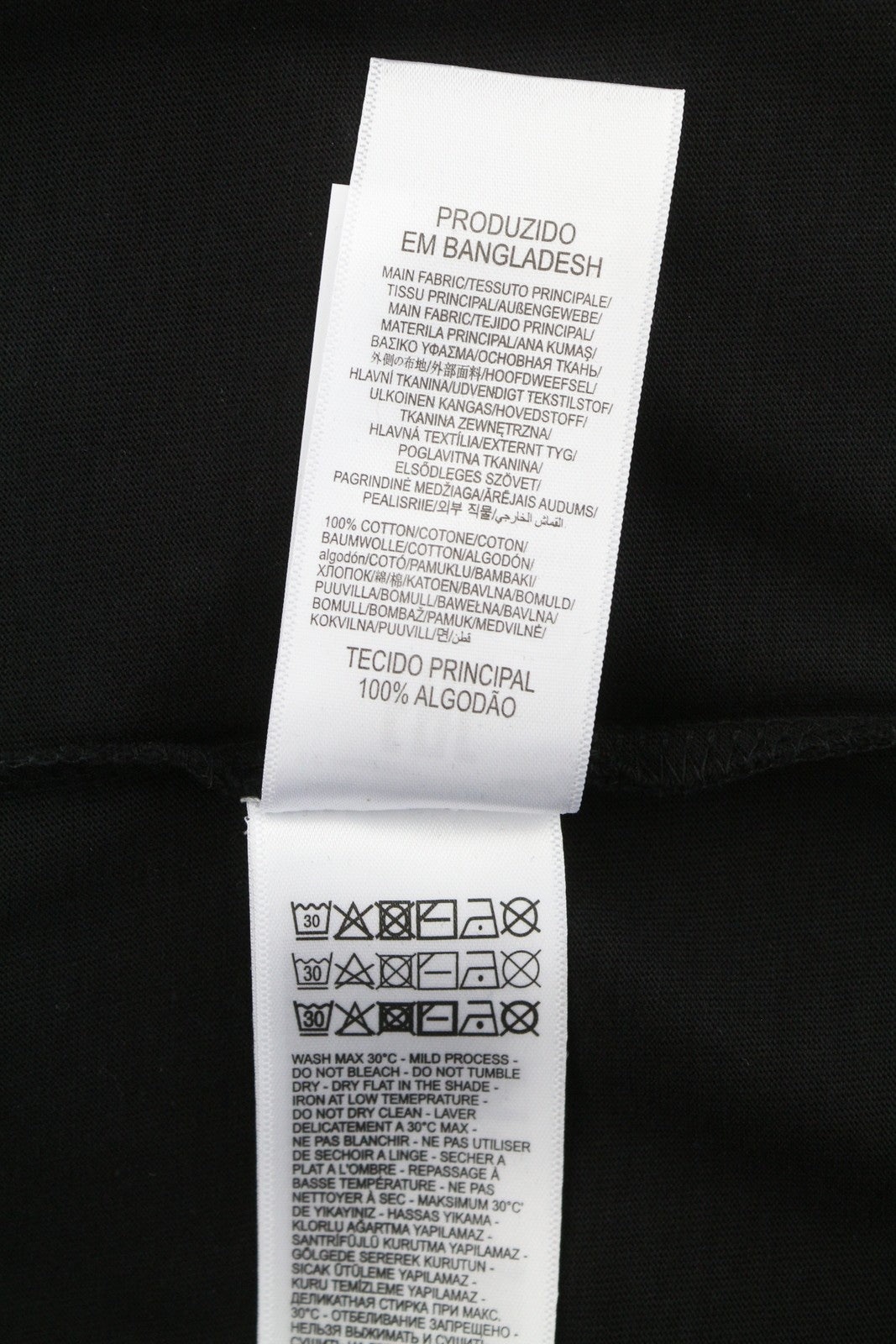 DIESEL T-Just 250232 Off Men T-Shirt L Black Cotton Tricot Short Sleeve