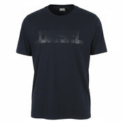 DIESEL T-Just 12-5 Men T-Shirt 3XL Dark Blue Cotton Tricot Short Sleeve