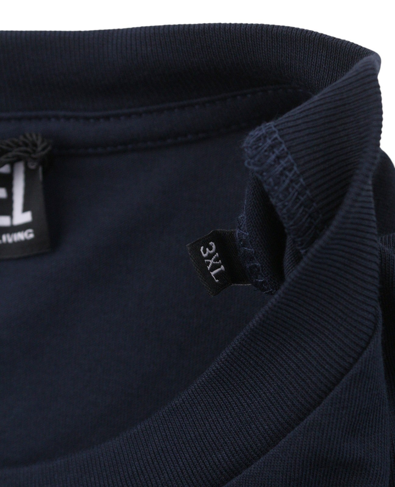 DIESEL T-Just 12-5 Men T-Shirt 3XL Dark Blue Cotton Tricot Short Sleeve