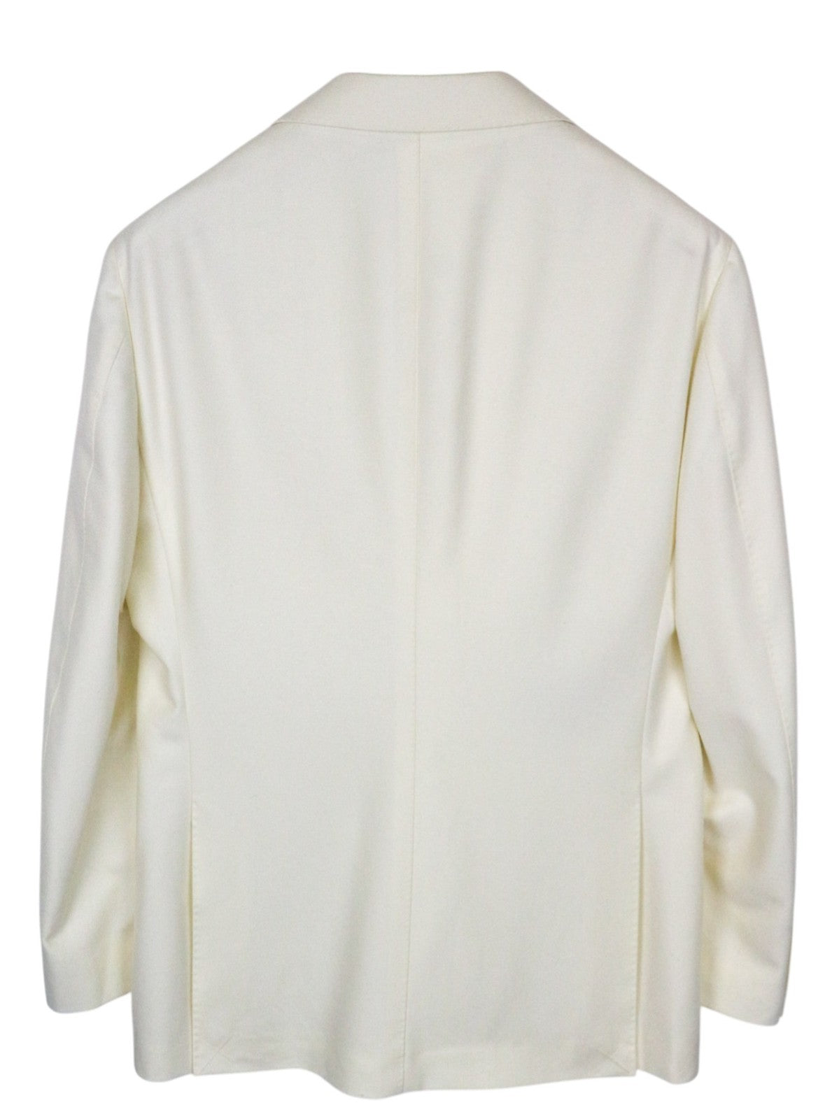 SUITSUPPLY Havana Men Suit UK40R Off-White Single-Breasted Slim Pure Wool 2Piece