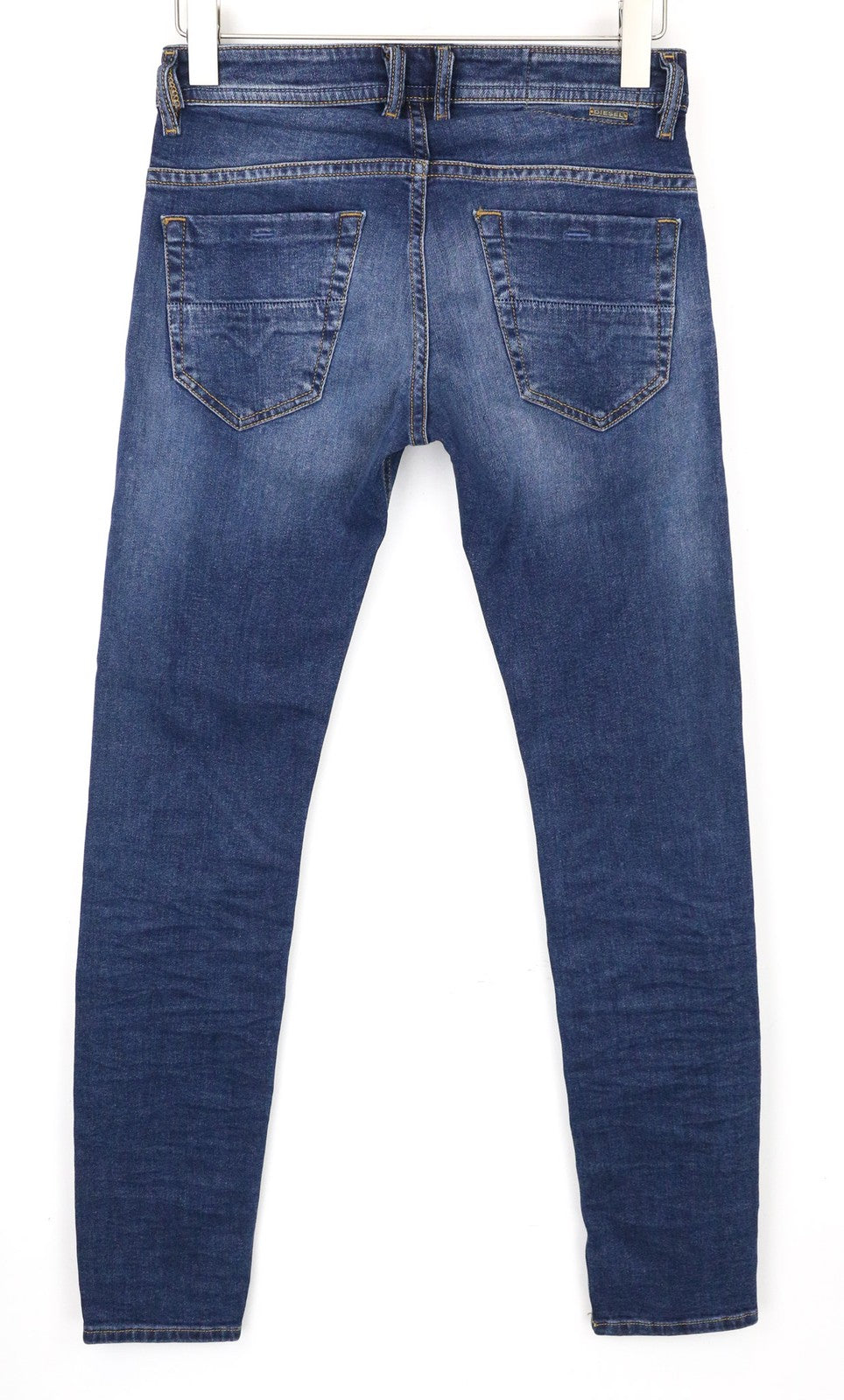 DIESEL Thommer 083AD Men Jeans W26/L32 Mid Blue Stretch Slim Skinny Zip Fly Boys