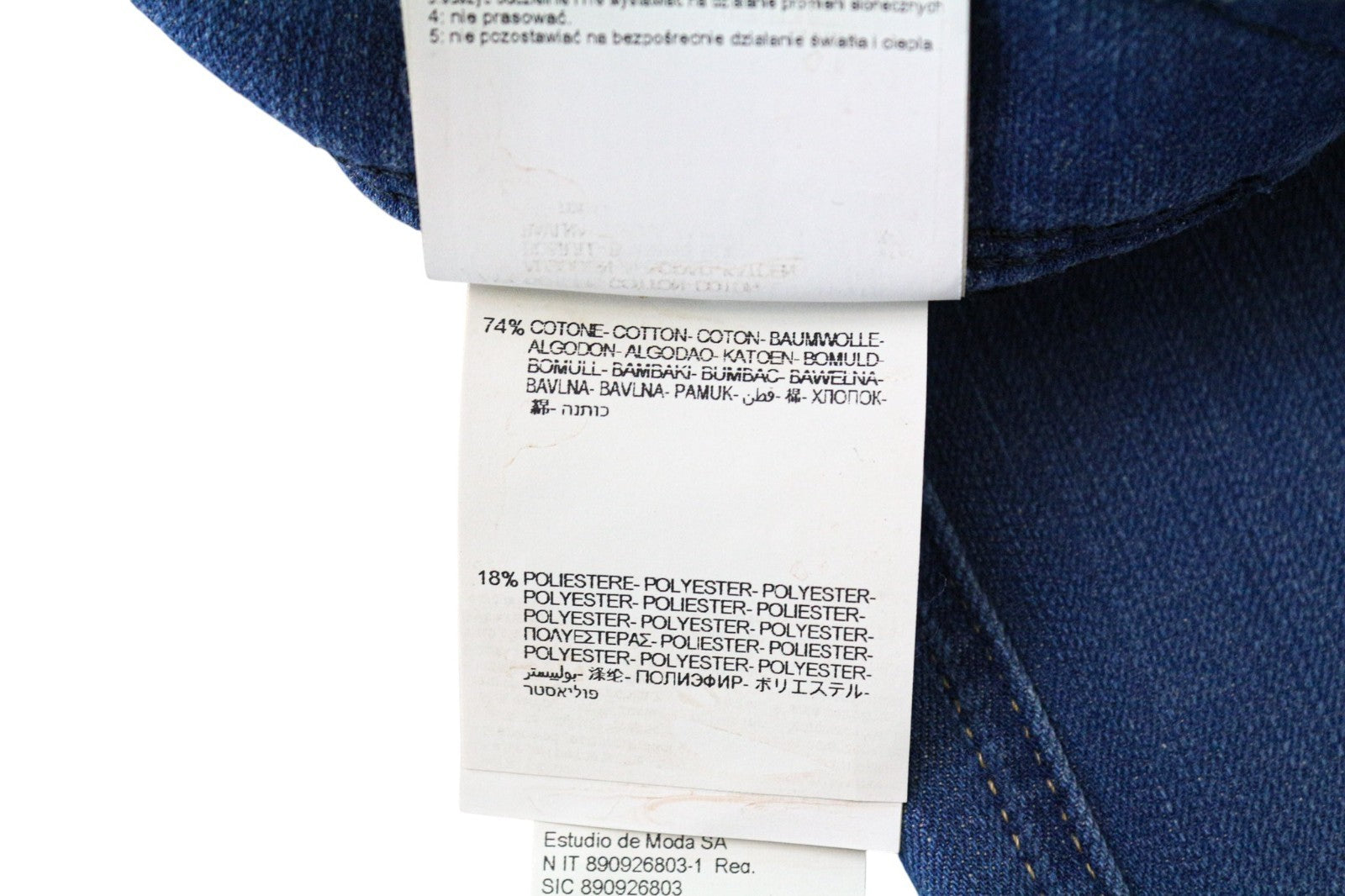 REPLAY Anbass Men Jeans W29/L34 Mid Blue Stretch Slim Fit Hyperflex+ Zippered
