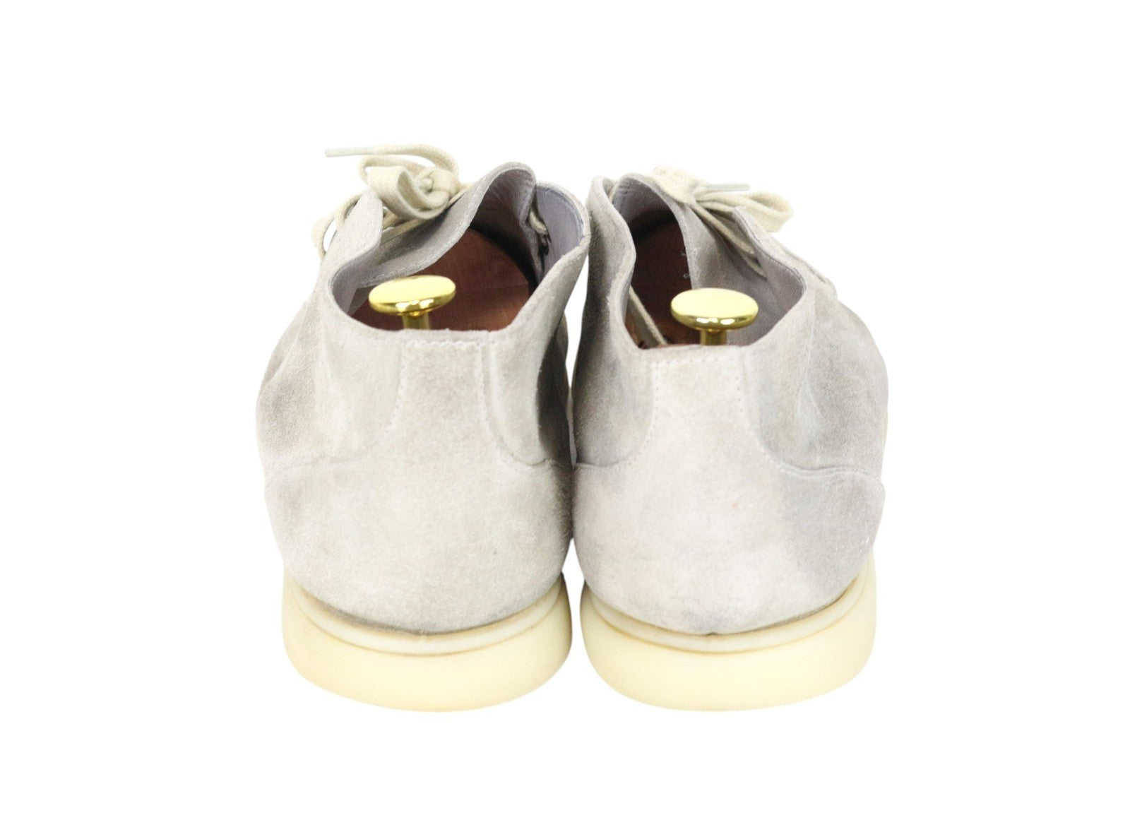 SUITSUPPLY Men Casual Shoes EU43 Beige Leather Suede Chukka High-Top Lace Up