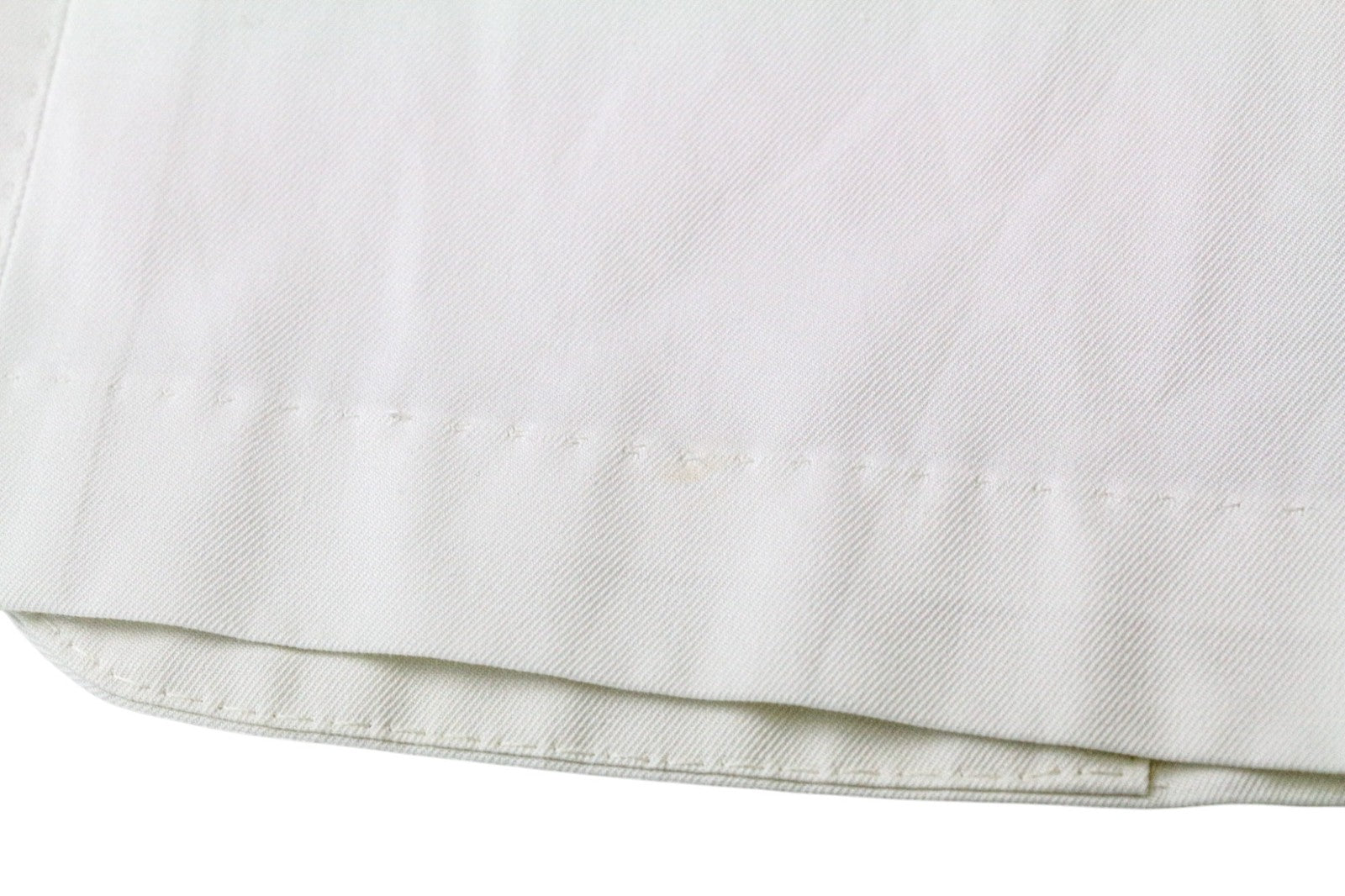 SUITSUPPLY Havana Jetted Men Suit UK38R White 2-Piece Slim Pure Cotton Twill