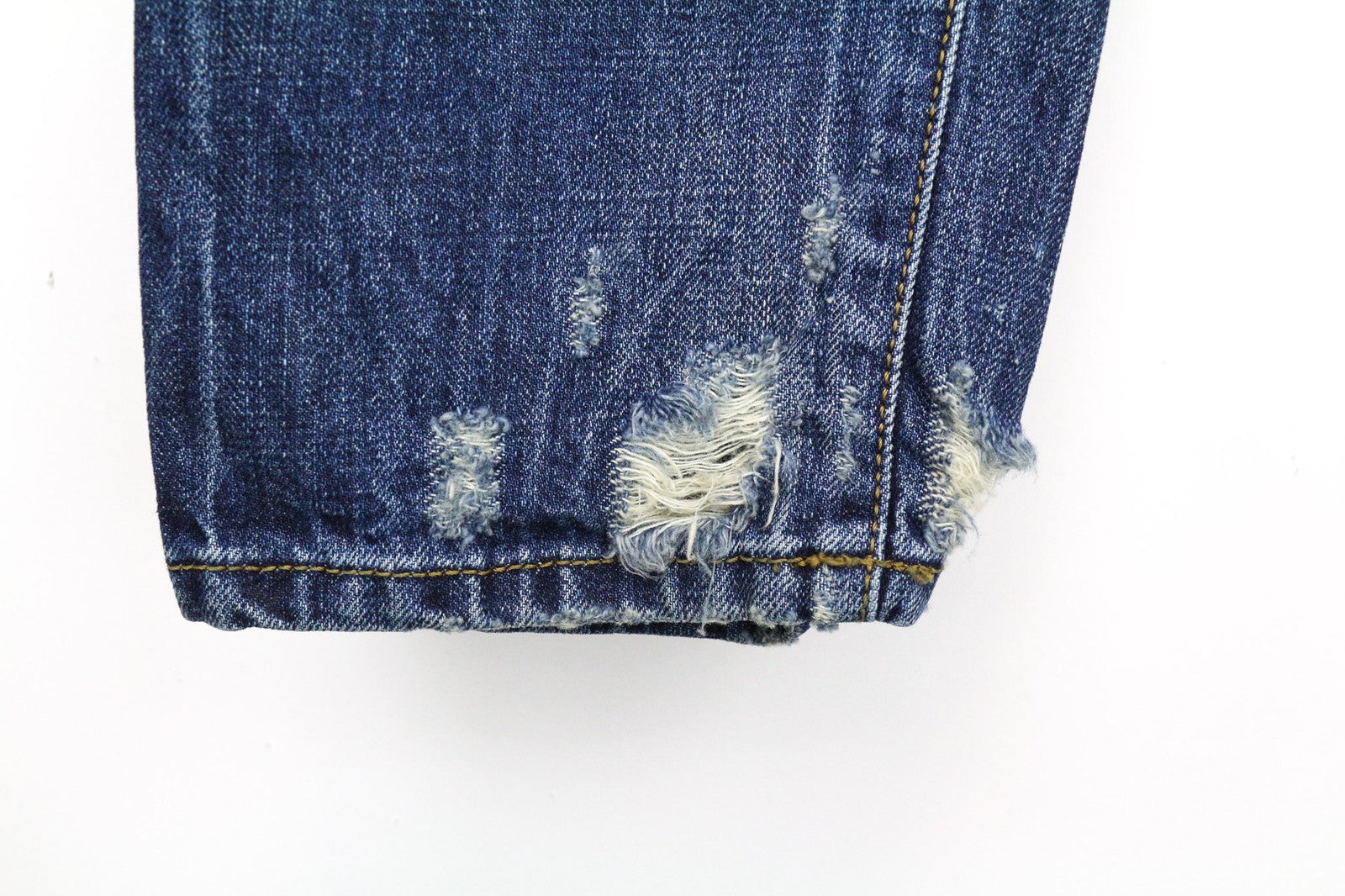DIESEL Mharky 080AG Men Jeans W29/L32 Distressed Blue Slim Skinny Non-Stretch