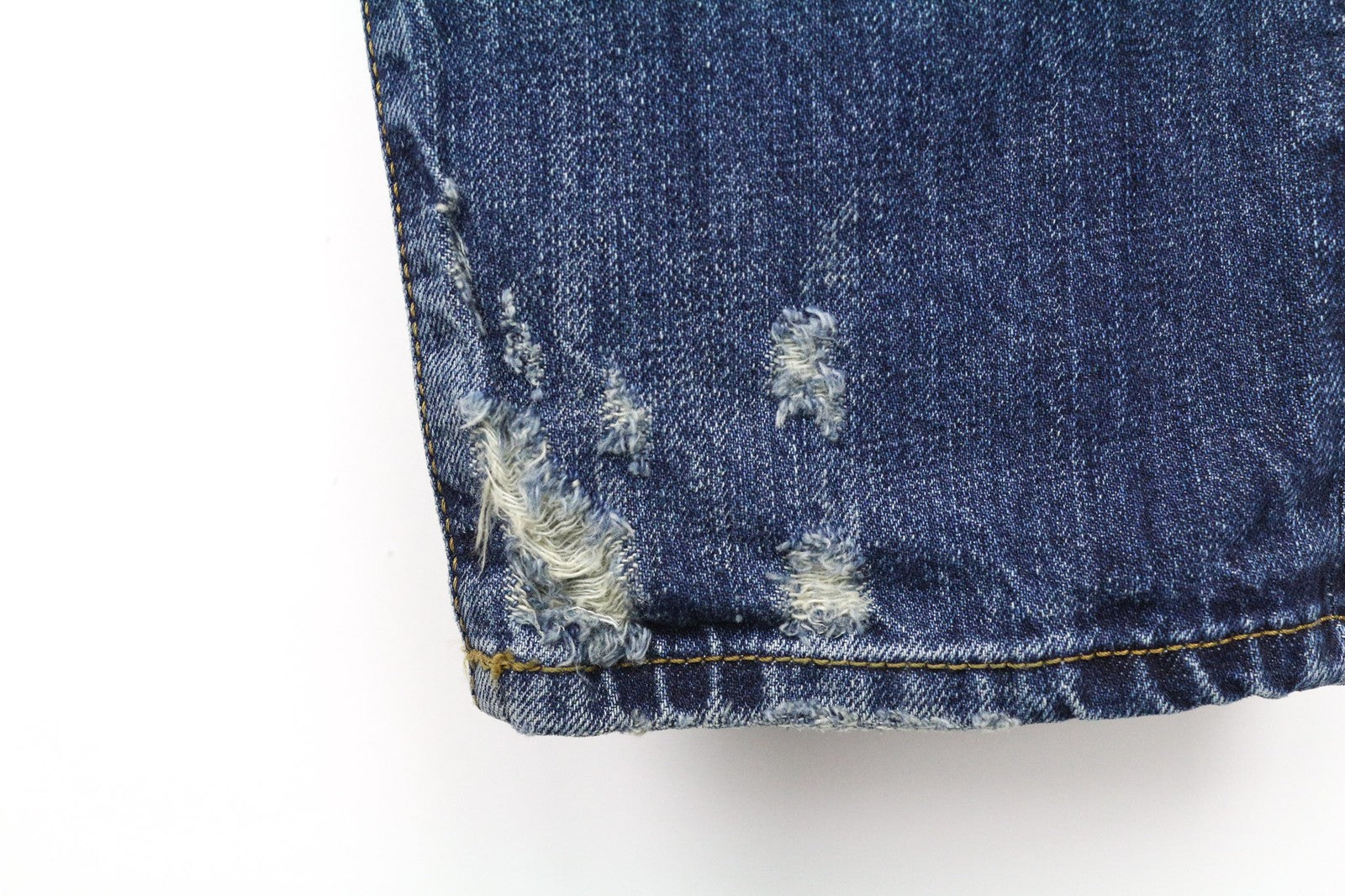 DIESEL Mharky 080AG Men Jeans W29/L32 Distressed Blue Slim Skinny Non-Stretch