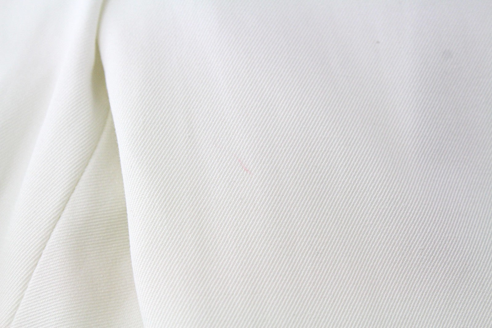 SUITSUPPLY Havana Jetted Men Suit UK38R Pure Cotton White Slim 2-Piece Unlined