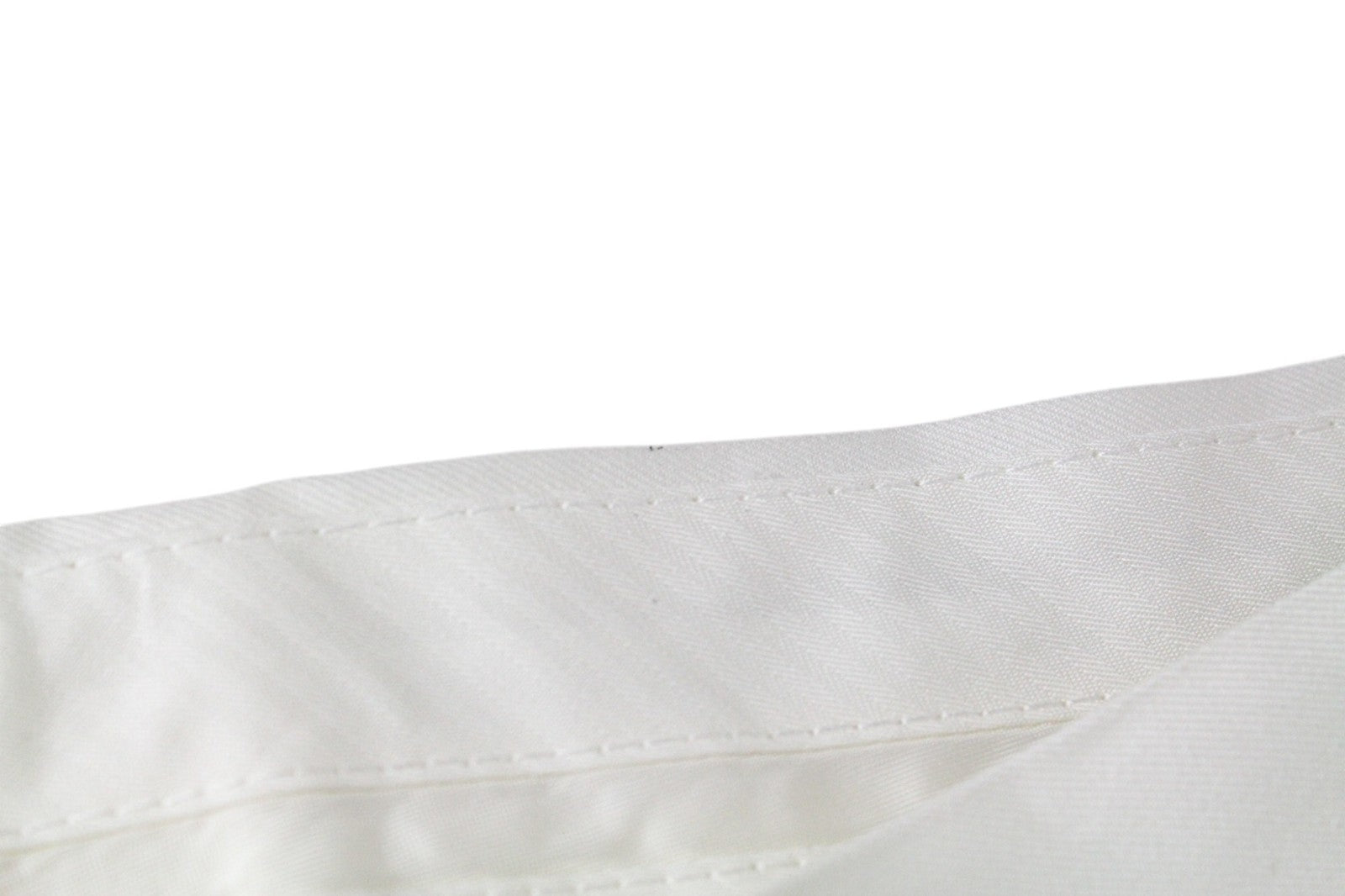 SUITSUPPLY Havana Jetted Men Suit UK38R Pure Cotton White Slim 2-Piece Unlined