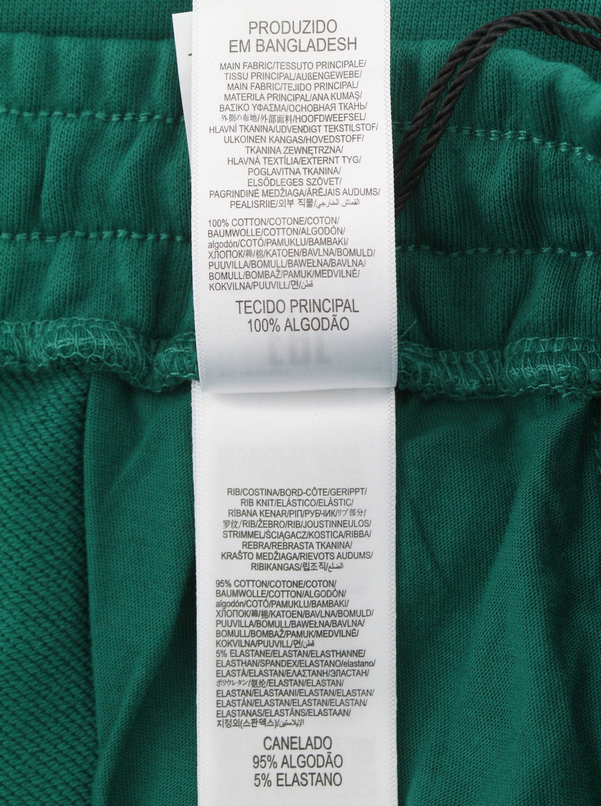 DIESEL P-Tary New D Logo Men Trousers L Green Drawstring Waist Sweatpants