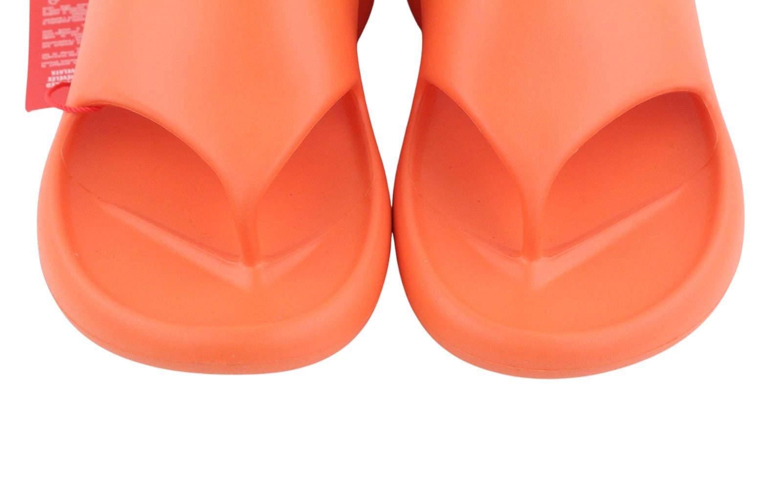 DIESEL Sa-Maui X Women Sandals EU38 Orange Rubber Mule Flip-Flop Unisex RRP150