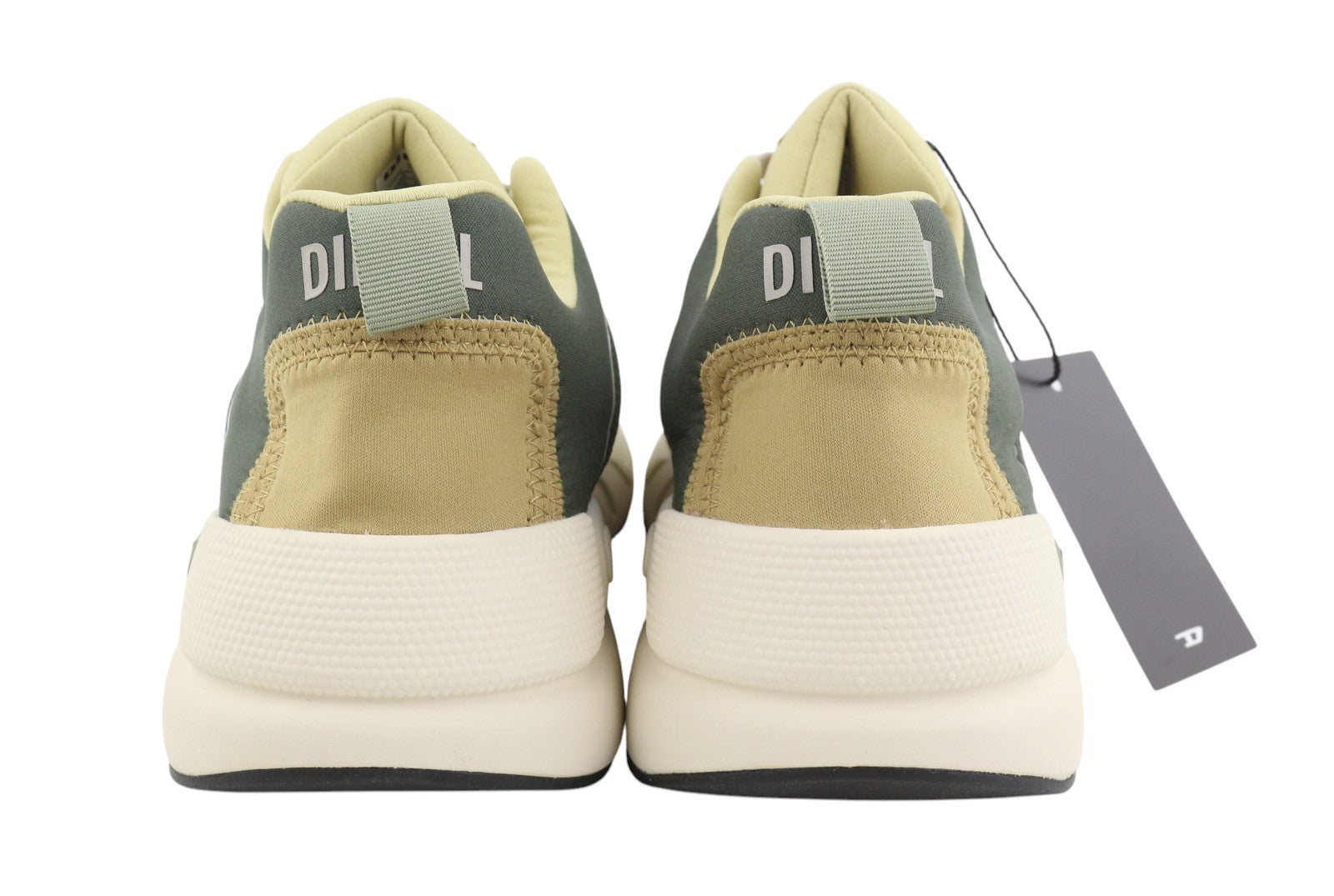 DIESEL S-Serena Low Men Sneakers EU43 Sand Low Top Lace Up Almond Toe RRP195