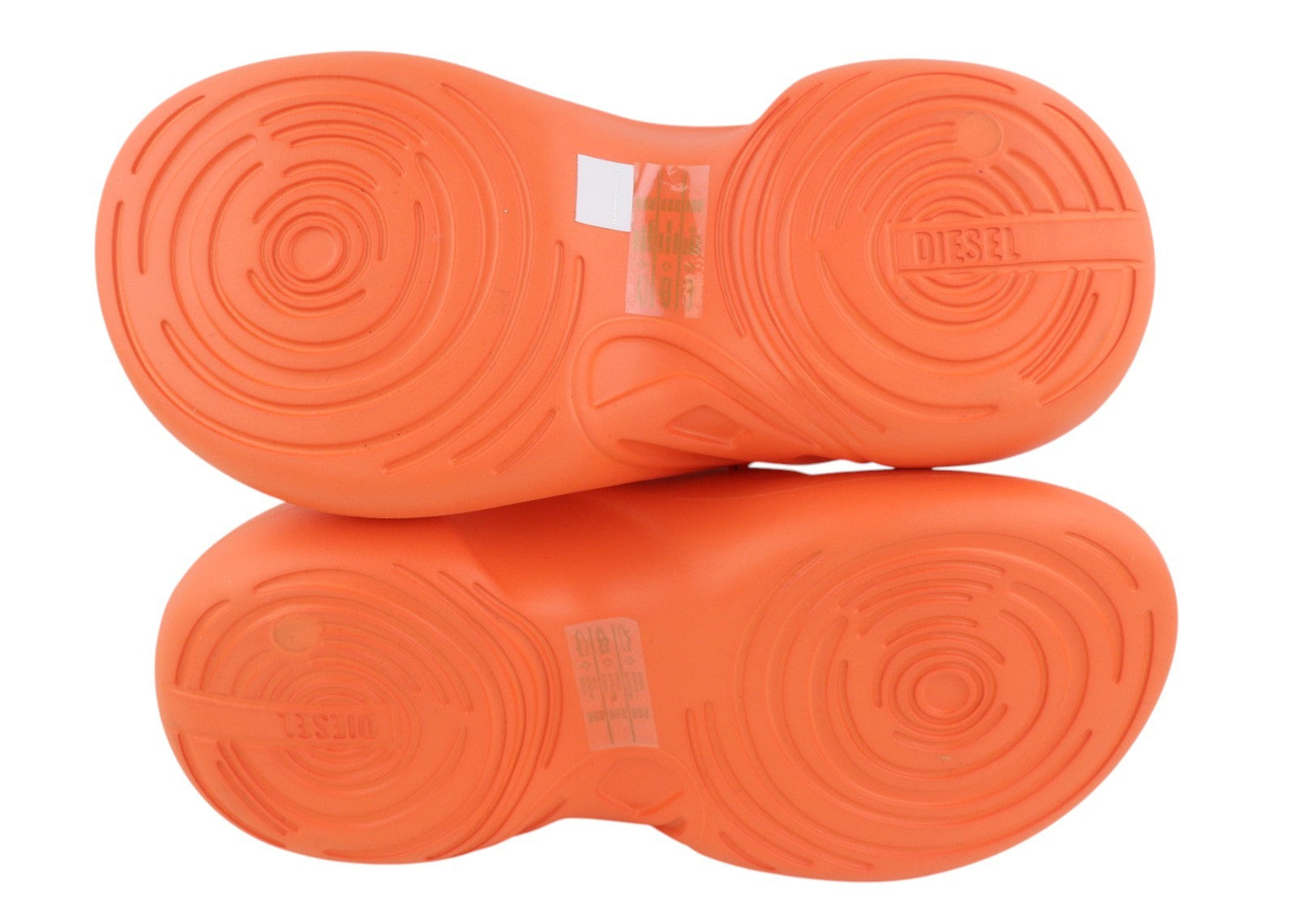 DIESEL Sa-Maui X Men Sneakers EU44 Orange Rubber Mule Flip-Flop Unisex RRP150
