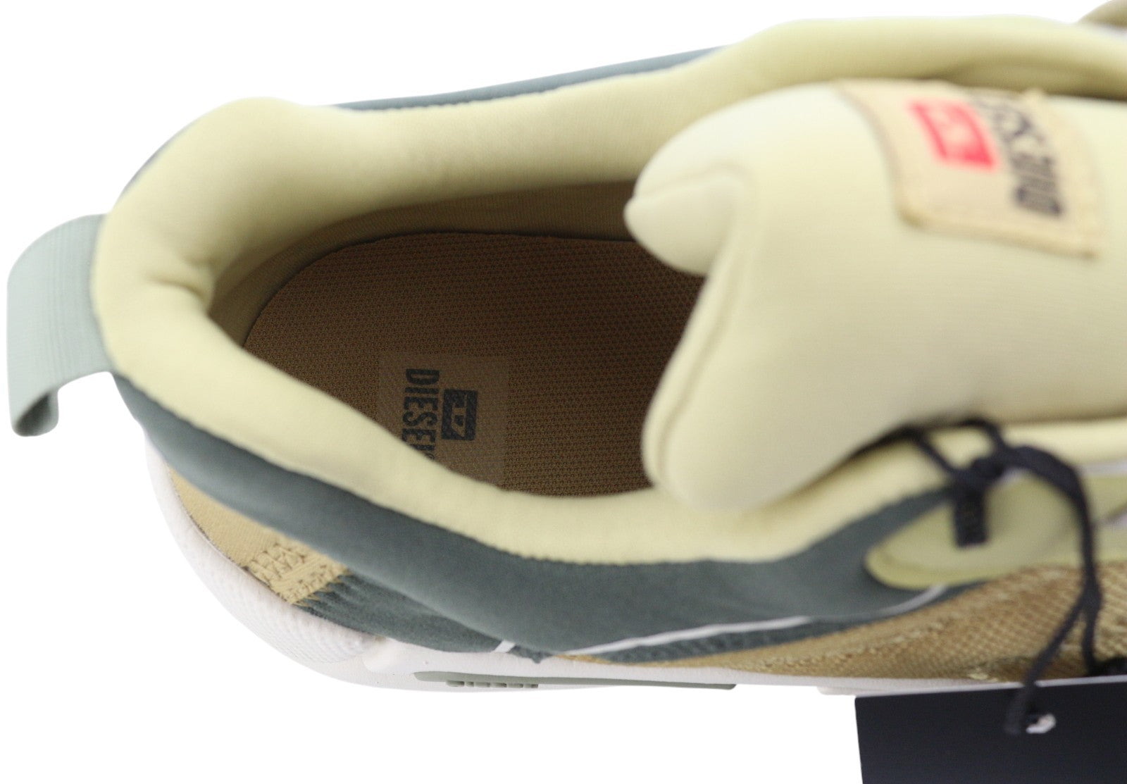 DIESEL S-Serena Low Men Sneakers EU45 Sand Low Top Lace Up Almond Toe RRP195