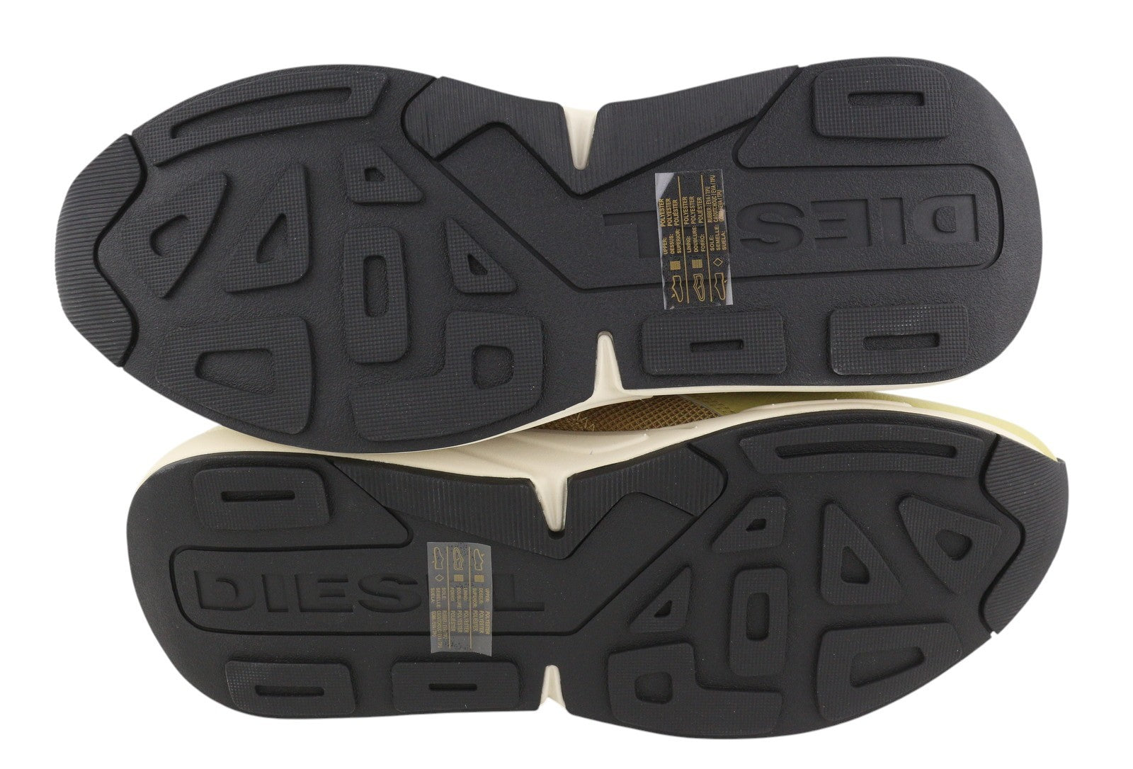 DIESEL S-Serena Low Men Sneakers EU46 Sand Low Top Lace Up Almond Toe RRP195