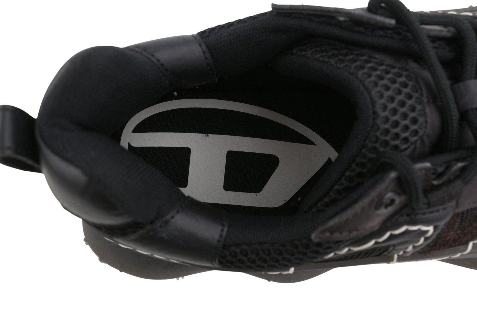 DIESEL S-Prototype P1 Men Sneakers EU45 Black Low Top Laced RRP350