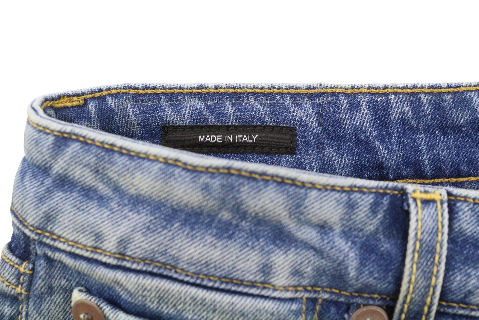 R13 Kick Fit Women's Jeans 27 Jasper Stretch Faded Whisker Crop PS26