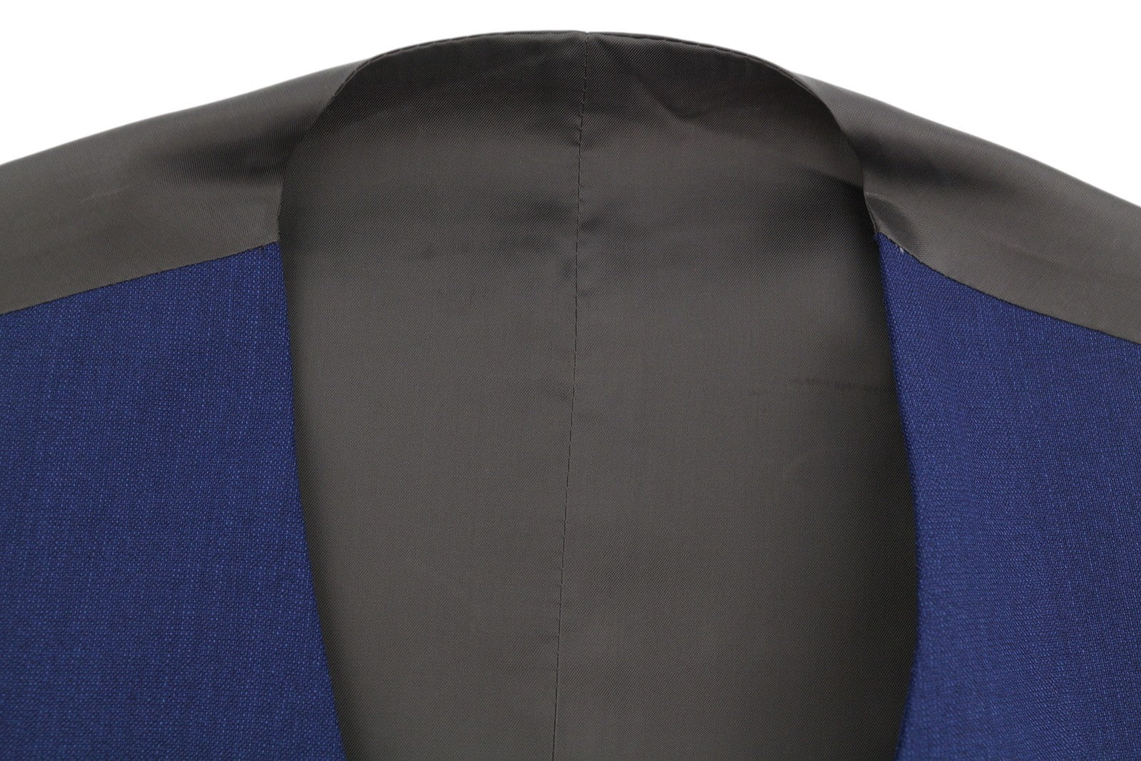 SUITSUPPLY Ferrara Men's Waistcoat UK34R Blue Single Breasted Button Formal