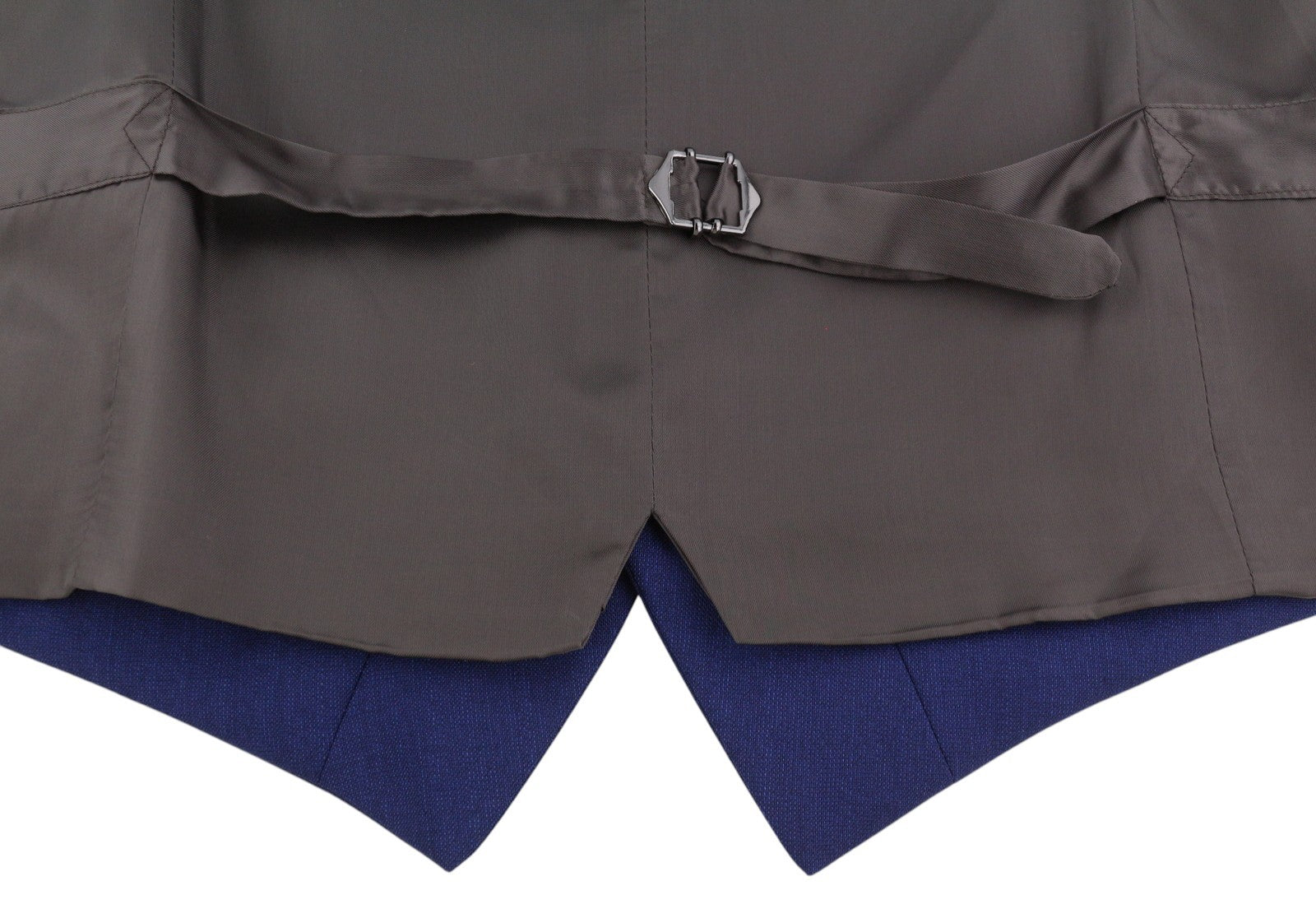 SUITSUPPLY Ferrara Men's Waistcoat UK34R Blue Single Breasted Button Formal