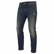 DIESEL Krooley-X-T 0870Z Men's Jeans W28 Blue Embroidered Faded Slim Jogg