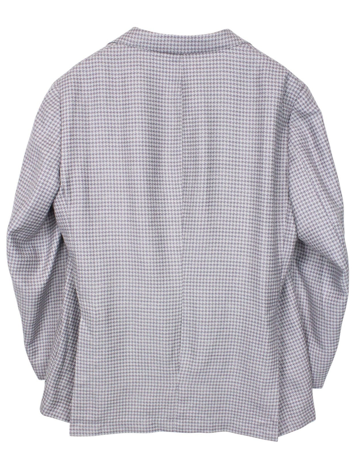 SUITSUPPLY Havana Men Blazer UK46S Purple Slim Wool Silk Linen Patterned