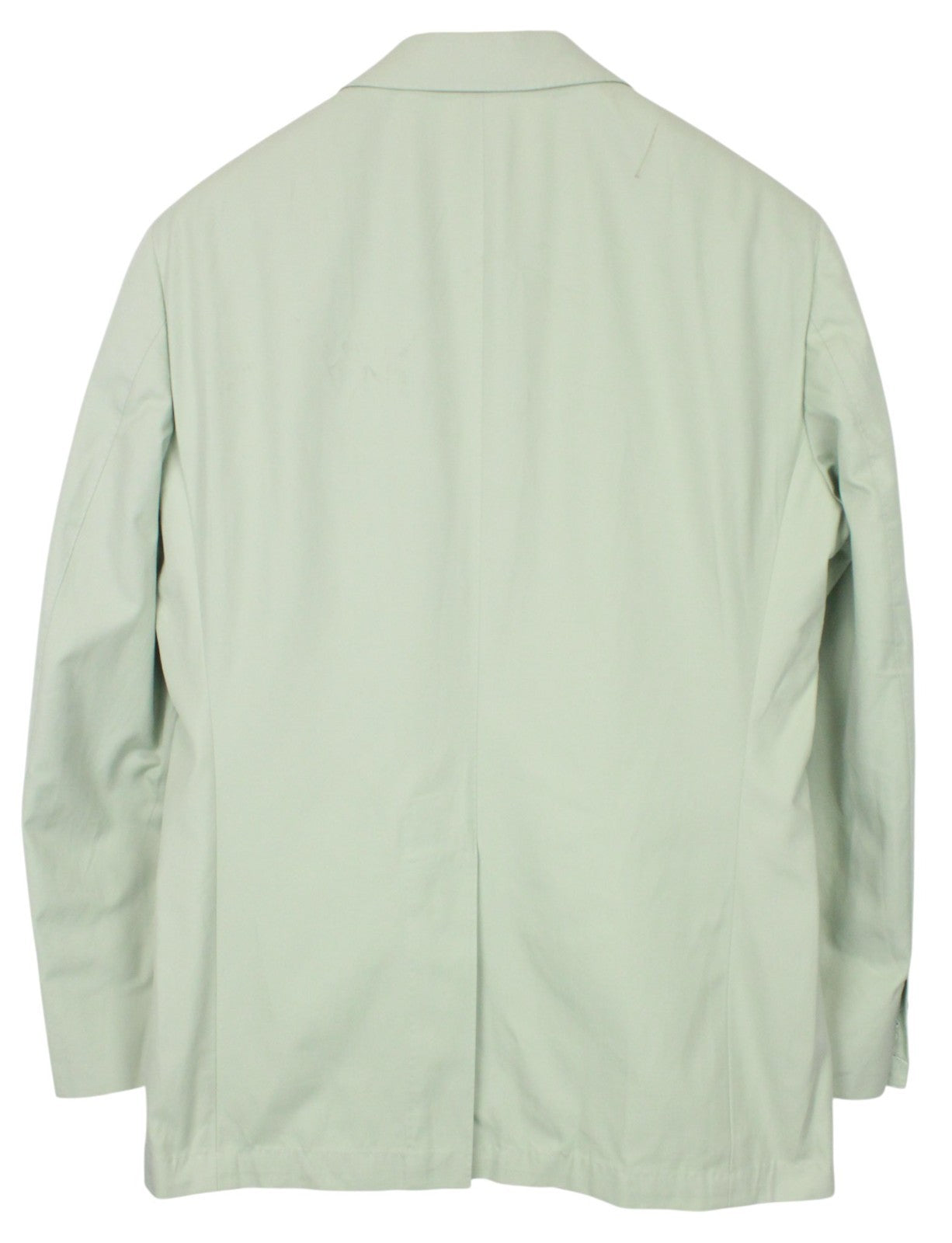 SUITSUPPLY La Spalla Men Blazer UK42R Light Green Cotton Unlined Single-Breasted