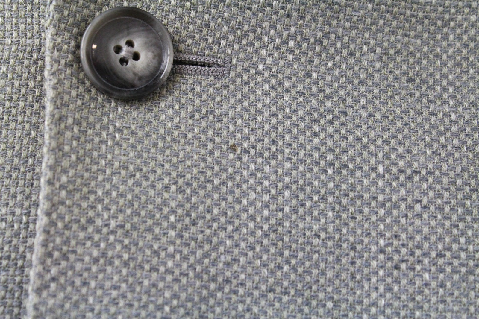 SUITSUPPLY Havana Men Blazer UK32R Green Wool Silk Linen Cashmere Slim Fit