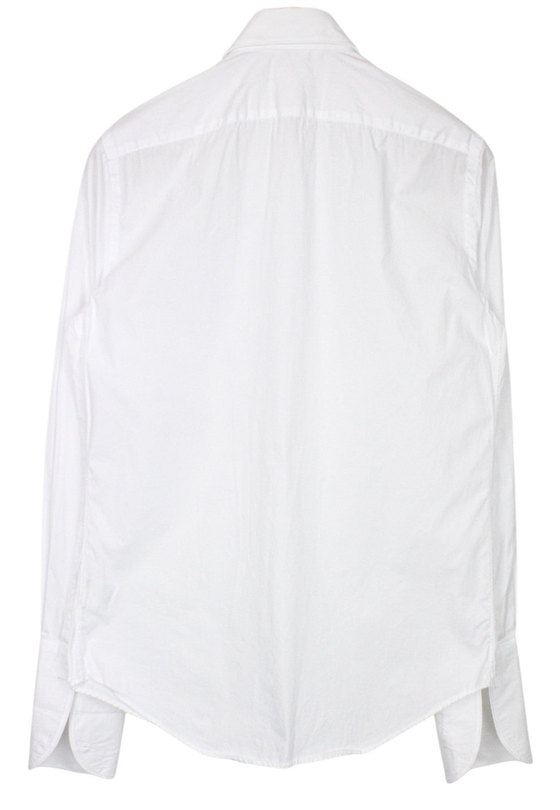 SUITSUPPLY Men Shirt 37/14 1/2 Slim White Pure Cotton Cutaway Collar Formal