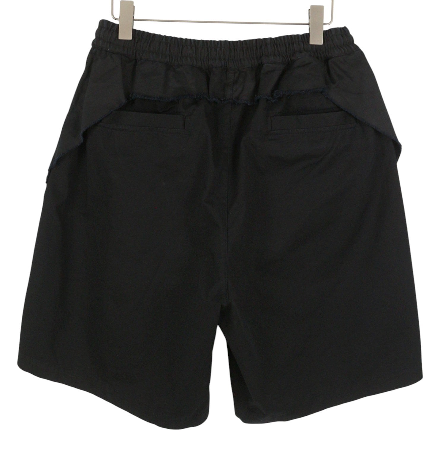 DIESEL P-Gustaf Men Shorts L Black Relaxed Distressed Pull On RRP195