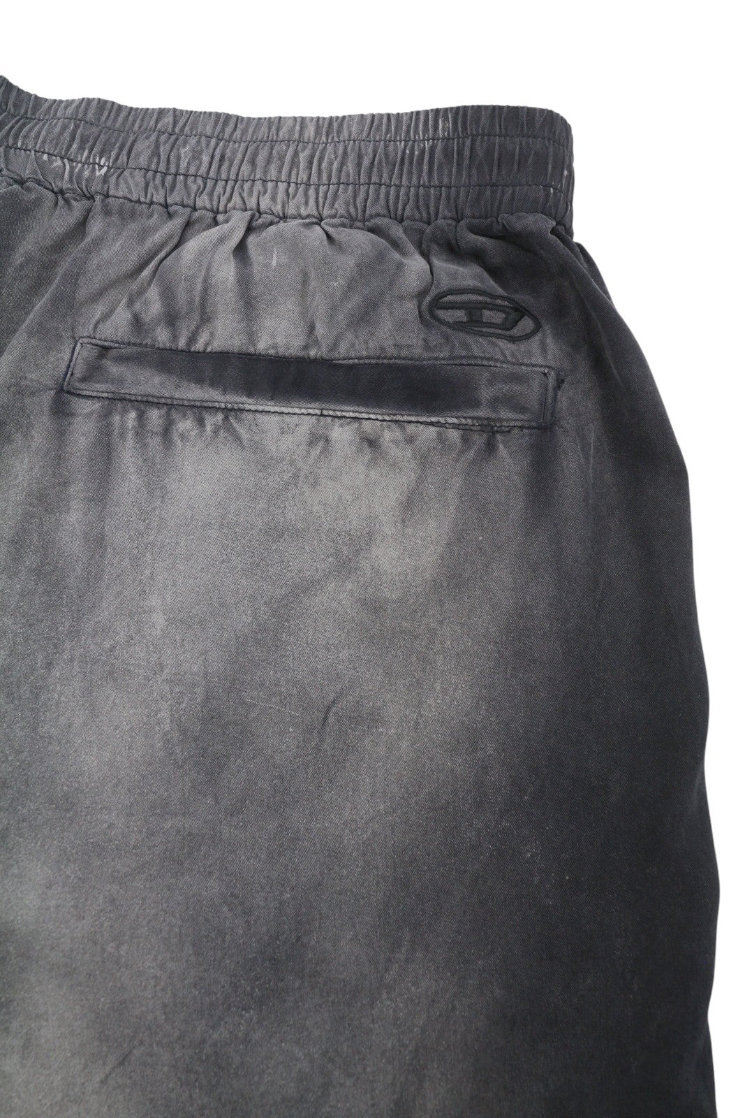 DIESEL P-Eeklo Men Shorts 54 W36 Grey Faded Patterned Loose Fit RRP195