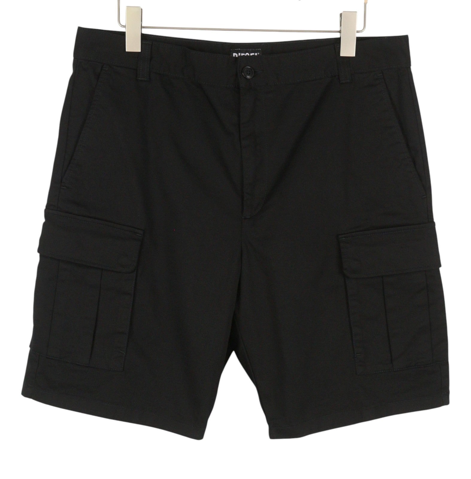 DIESEL P-Argy-Short-Out Men Shorts 52 W37 Black Zip Fly Cargo RRP175