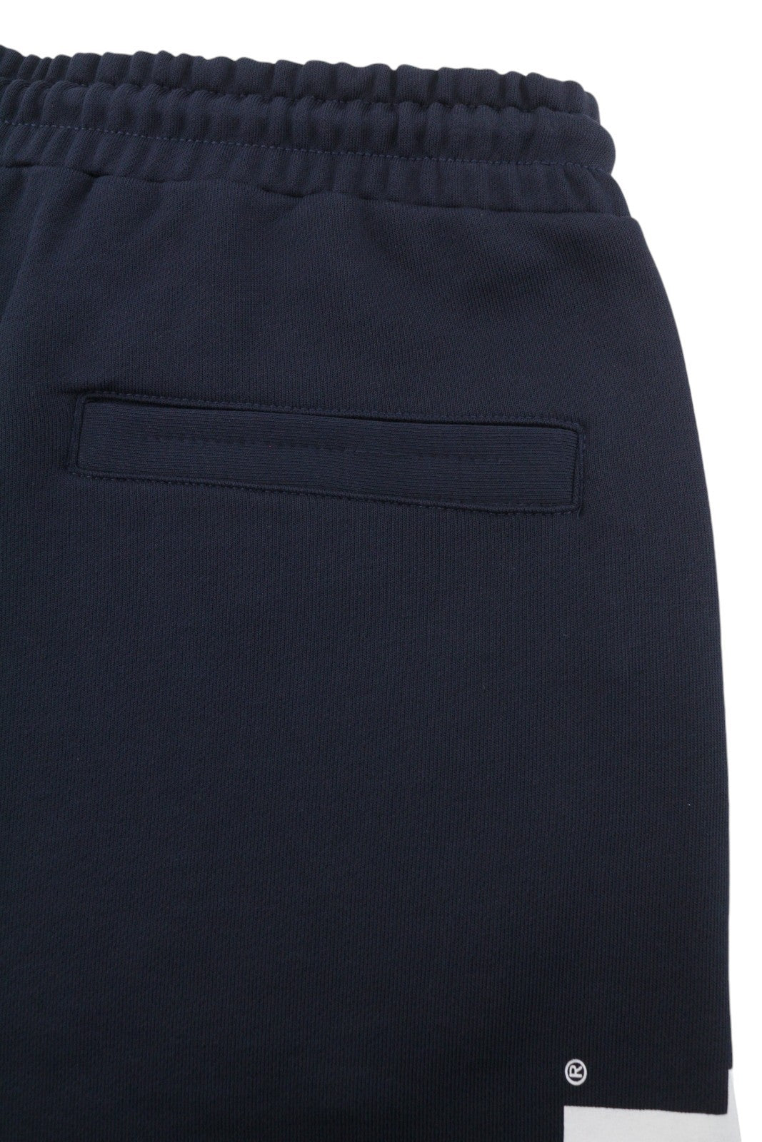 DIESEL P-Crow Off Men Shorts L Dark Blue Relaxed Fit Elastic Waistband