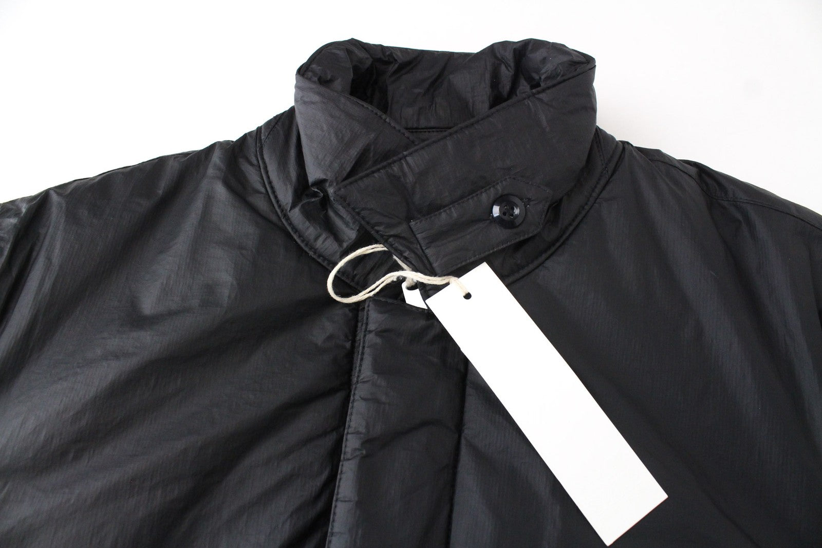 REPLAY Men Jacket L Black Lined Padded Zipped Snaps Long Sleeved Casual