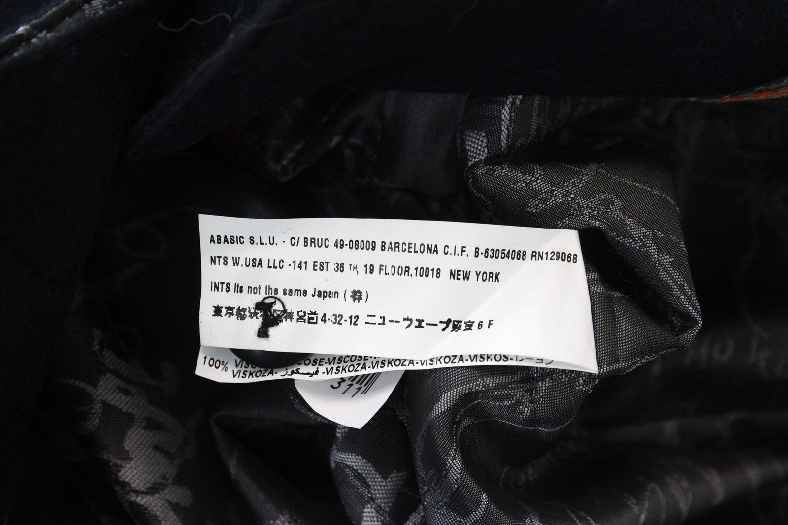 DESIGUAL Snowrobot Women Coat 38 Blue Wool Cotton Blend Checked Single-Breasted